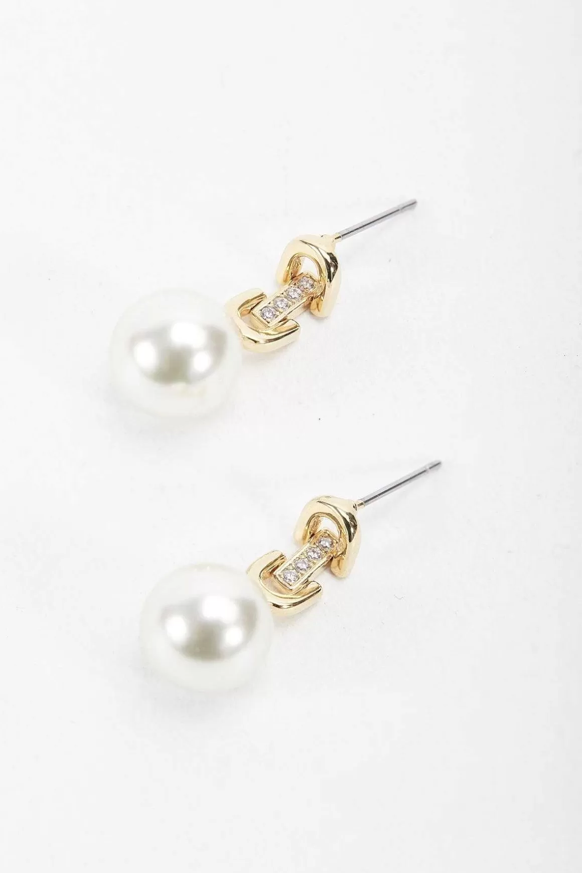 Joularie Drop Link Pearl Earring Best Sale