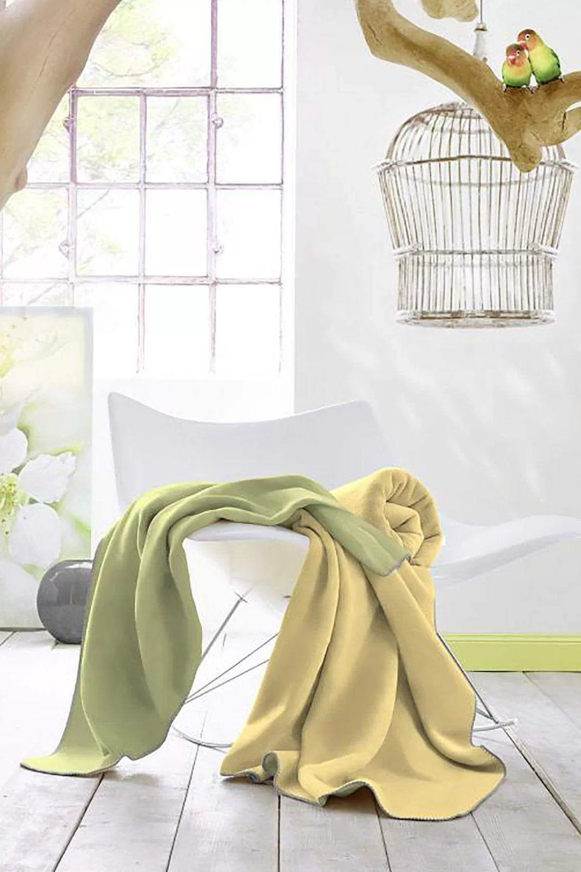 Biederlack Duo Cotton Throw 150X200Cm In Ochre Hot