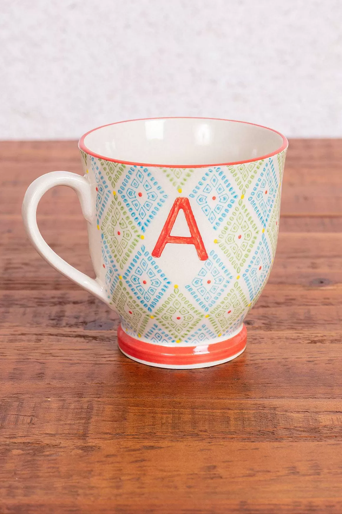 Eclectic Alphabet Mug A Discount