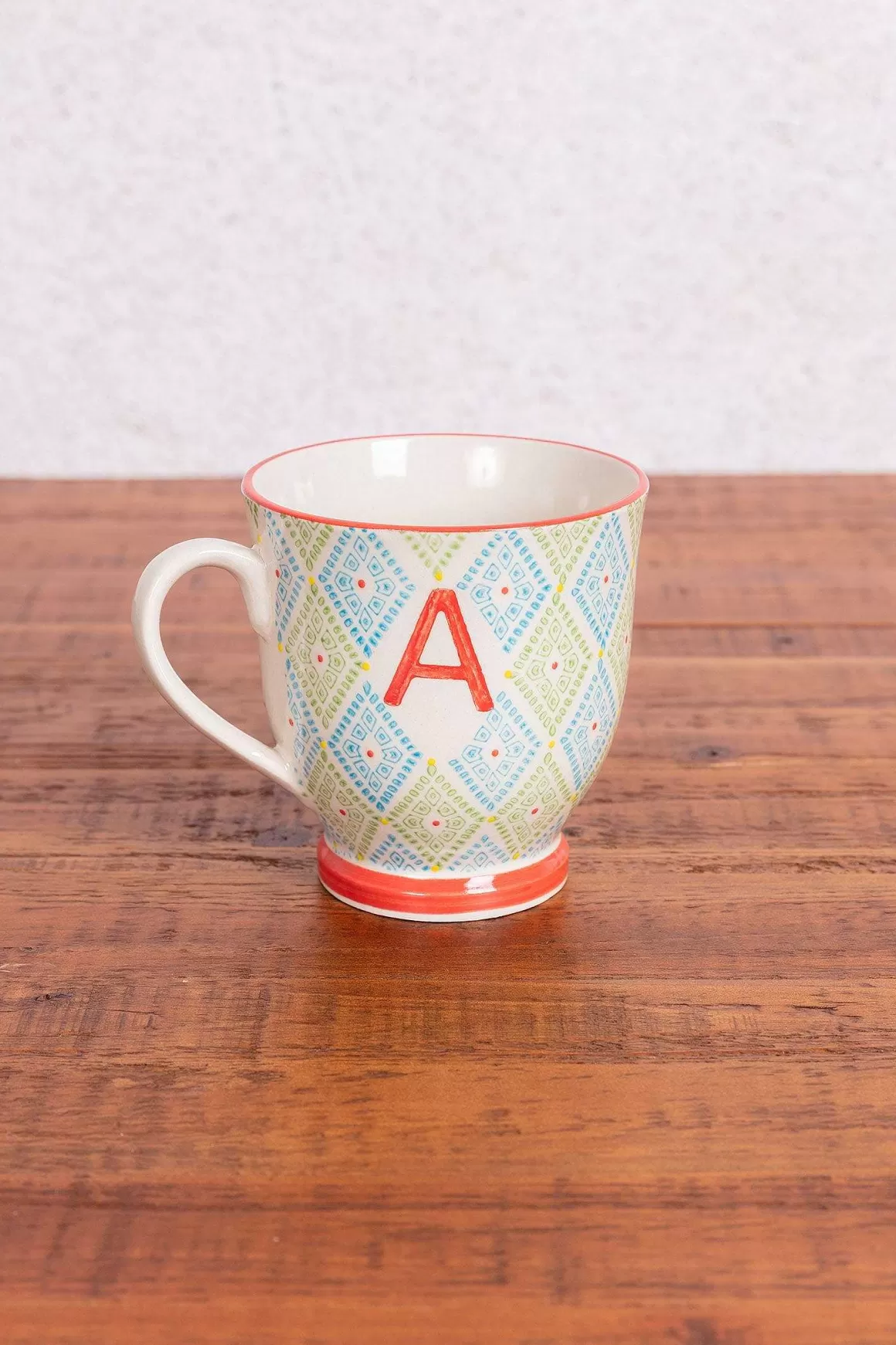 Eclectic Alphabet Mug A Discount