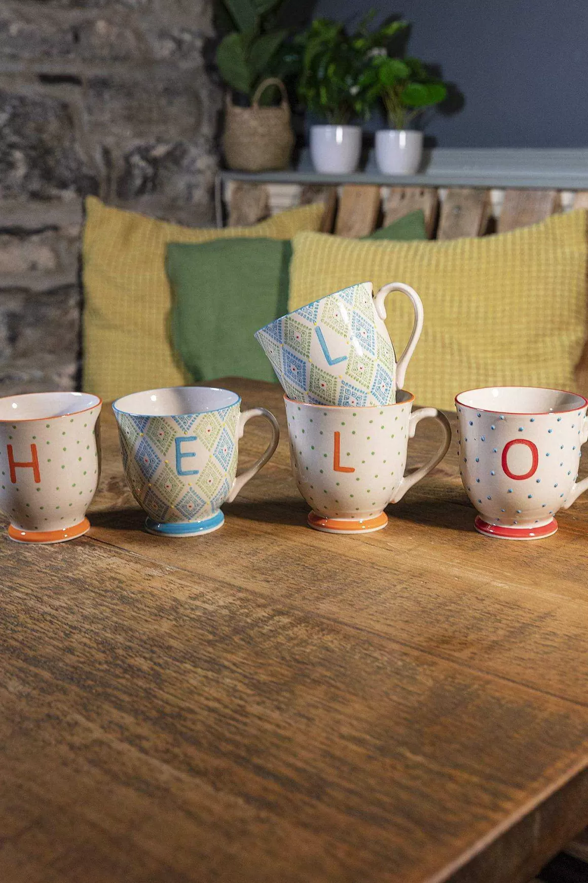 Eclectic Alphabet Mug E Discount