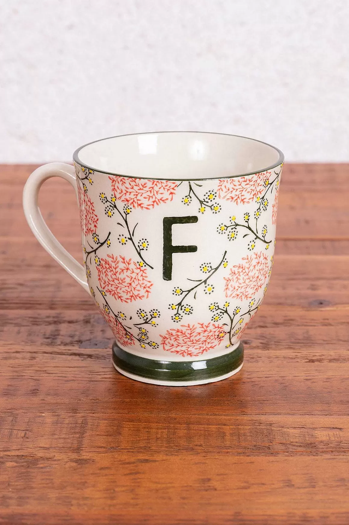 Eclectic Alphabet Mug F Fashion