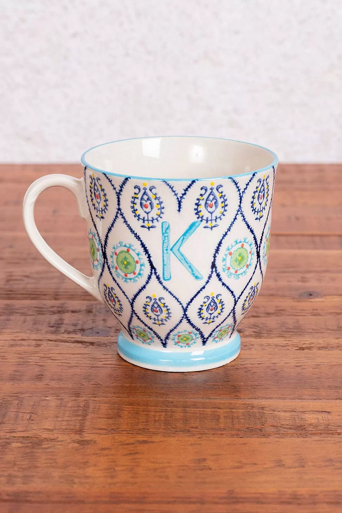 Eclectic Alphabet Mug K Hot