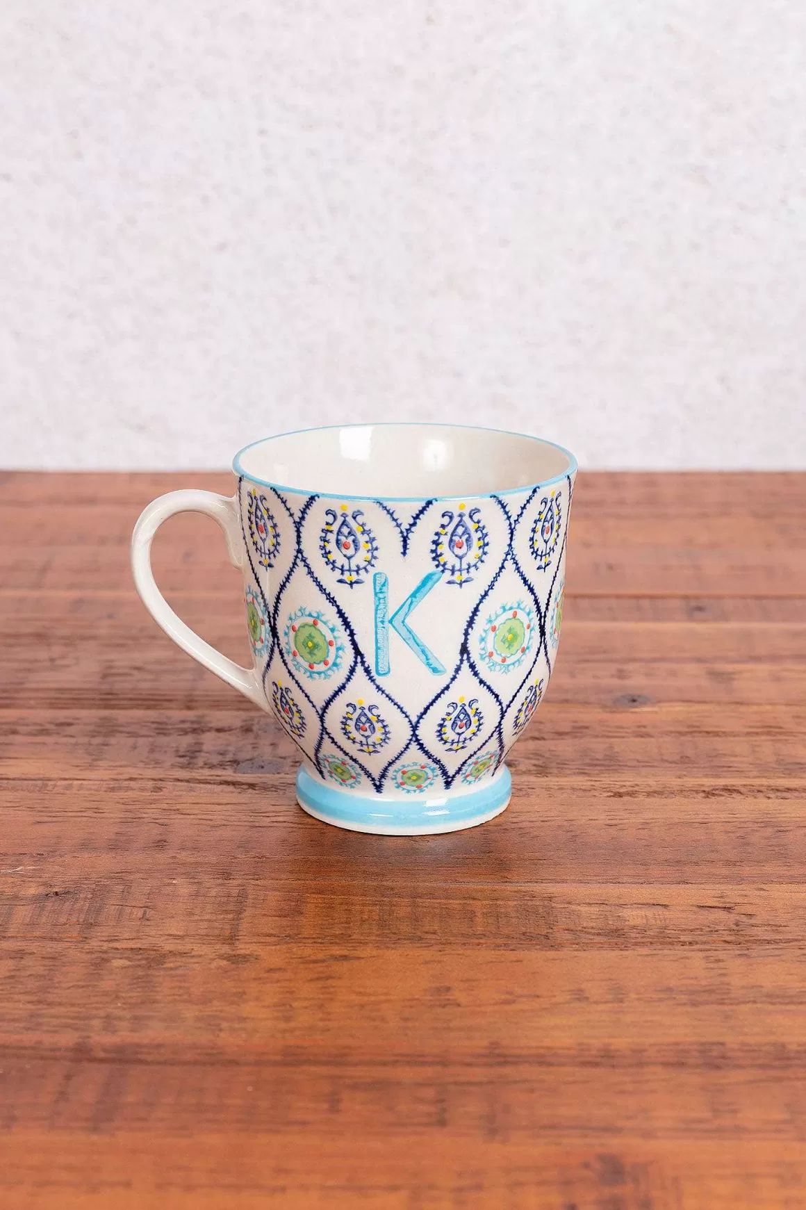 Eclectic Alphabet Mug K Hot