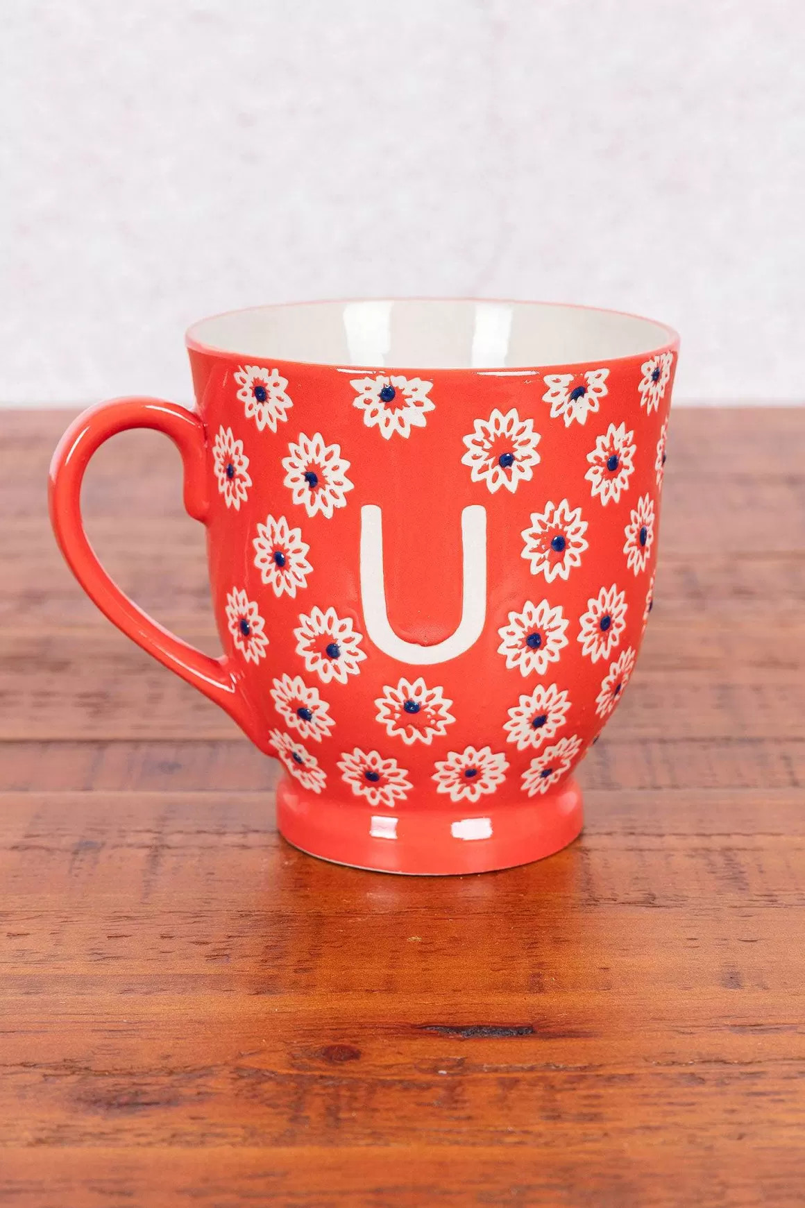 Eclectic Alphabet Mug U Clearance