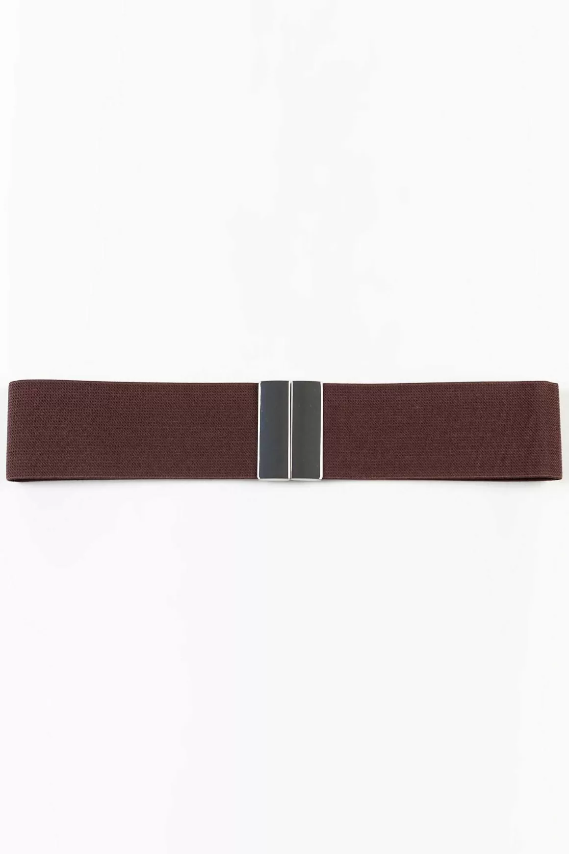 Pala D'oro Accessories Elasticated Belt In Coffee Discount