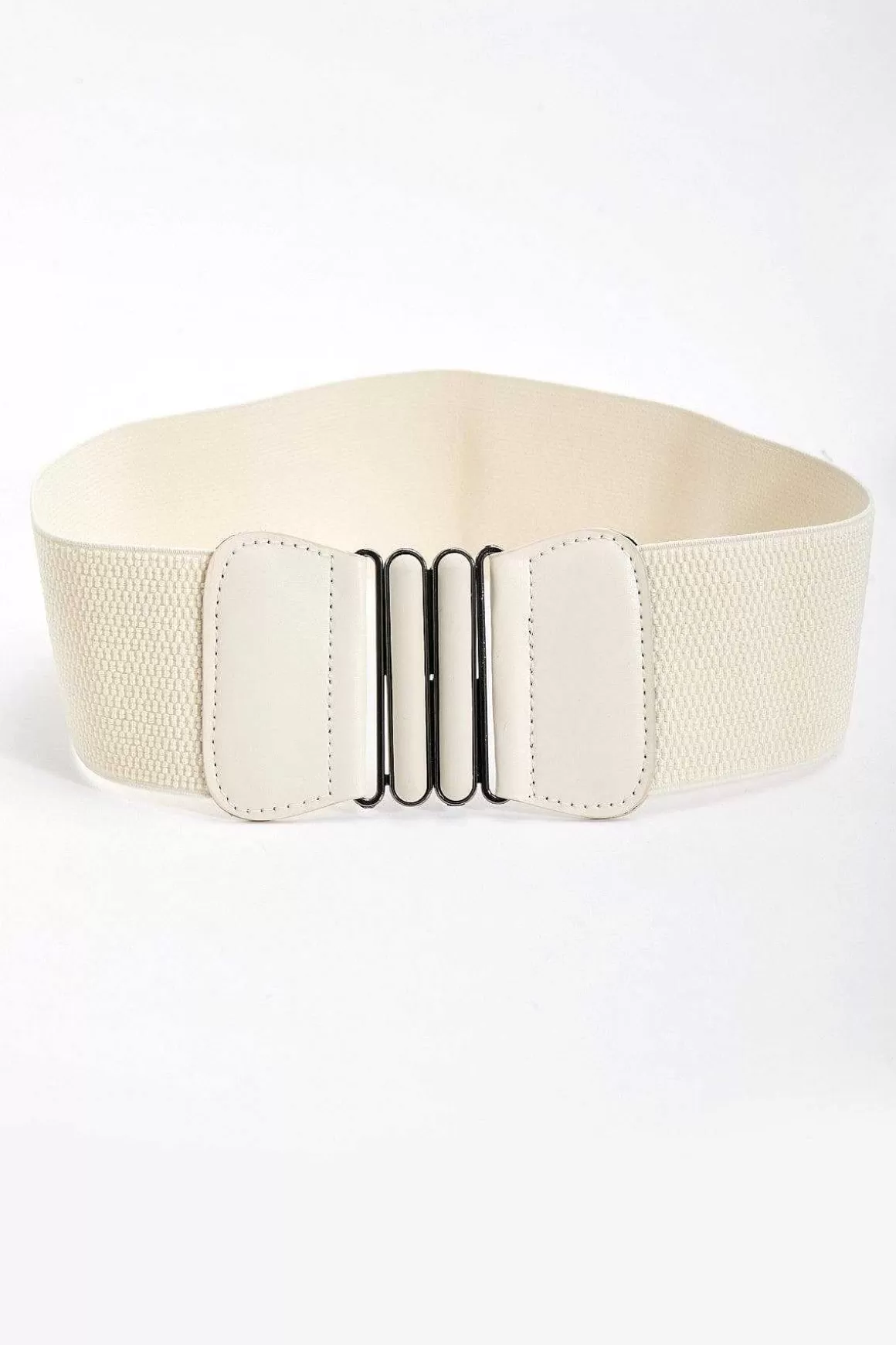 SOUL Accessories Elasticated Cream Belt Outlet