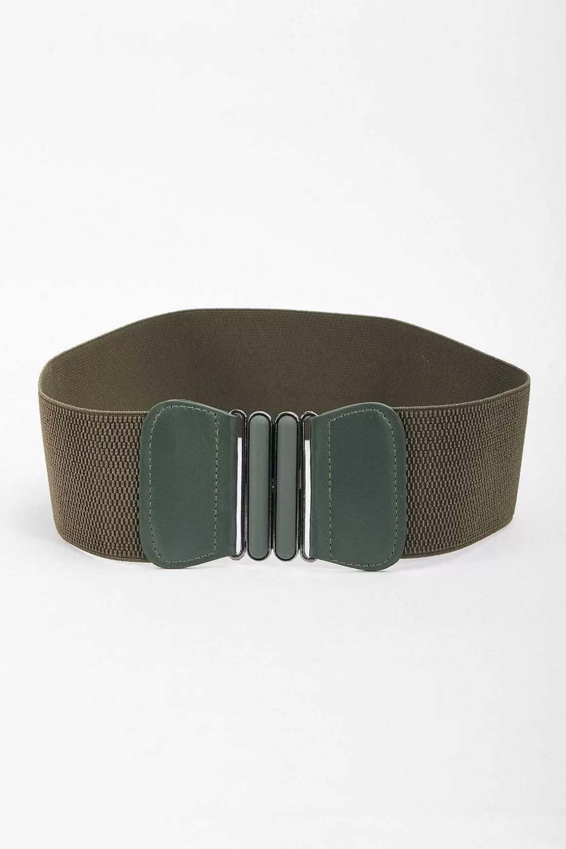 SOUL Accessories Elasticated Khaki Belt Cheap