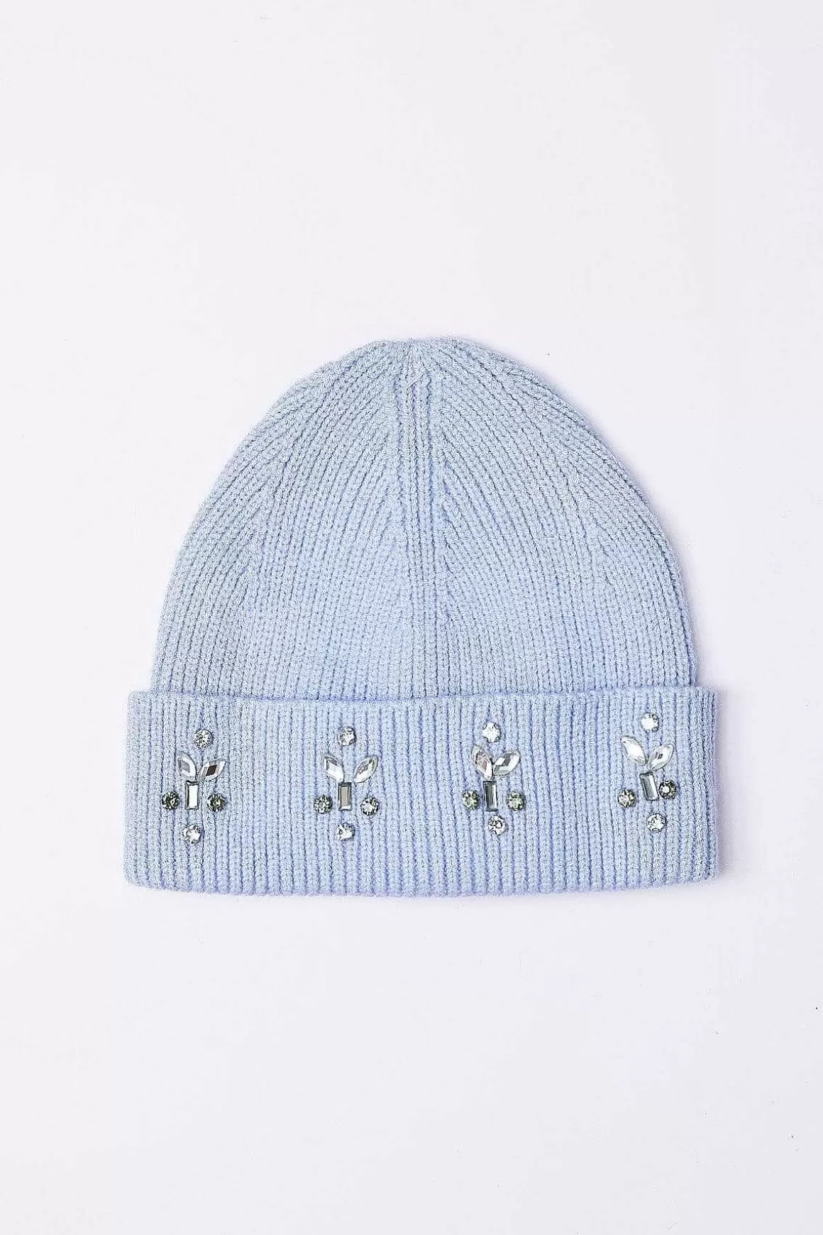 SOUL Accessories Embellished Beanie In Blue Fashion