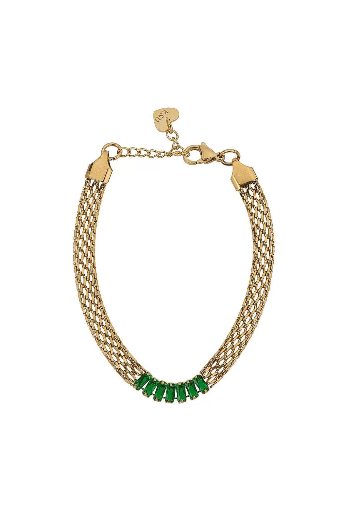 Knight & Day Emerald Mesh Bracelet Store