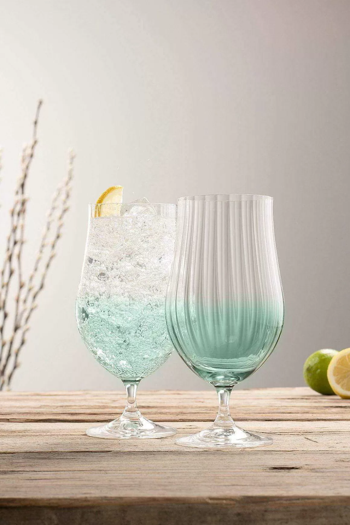 Galway Crystal Erne Aqua Craft Beer & Cocktail Glass Set Outlet