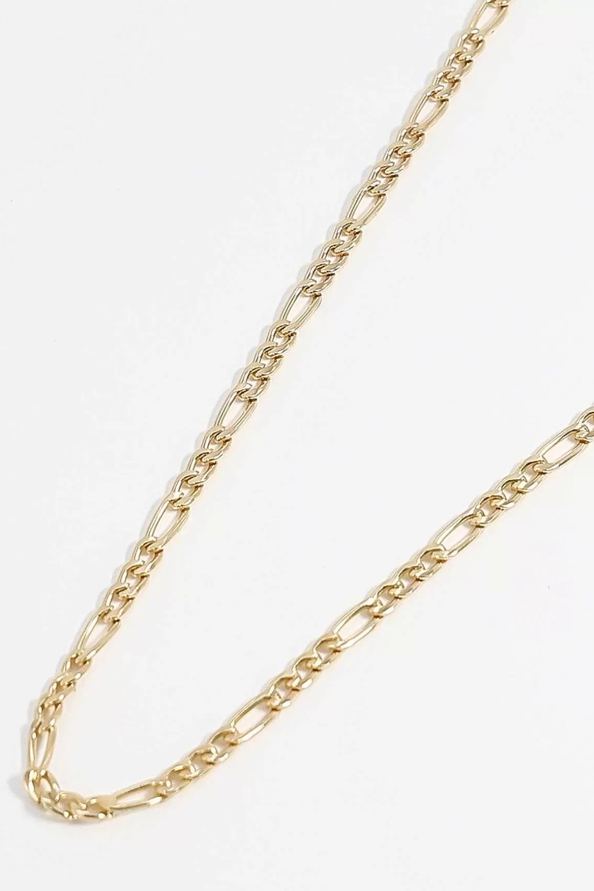 Soul Jewellery Figaro Link Necklace In Gold Clearance