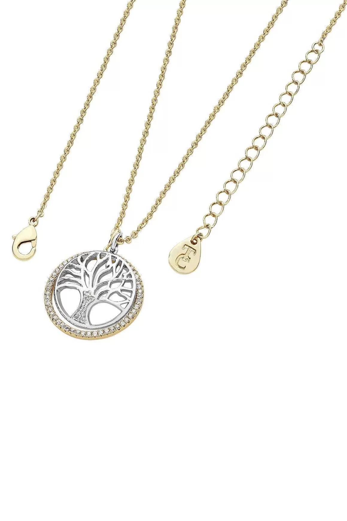 Tipperary Crystal Jewellery Floating Tree Of Life Circle Flash Sale