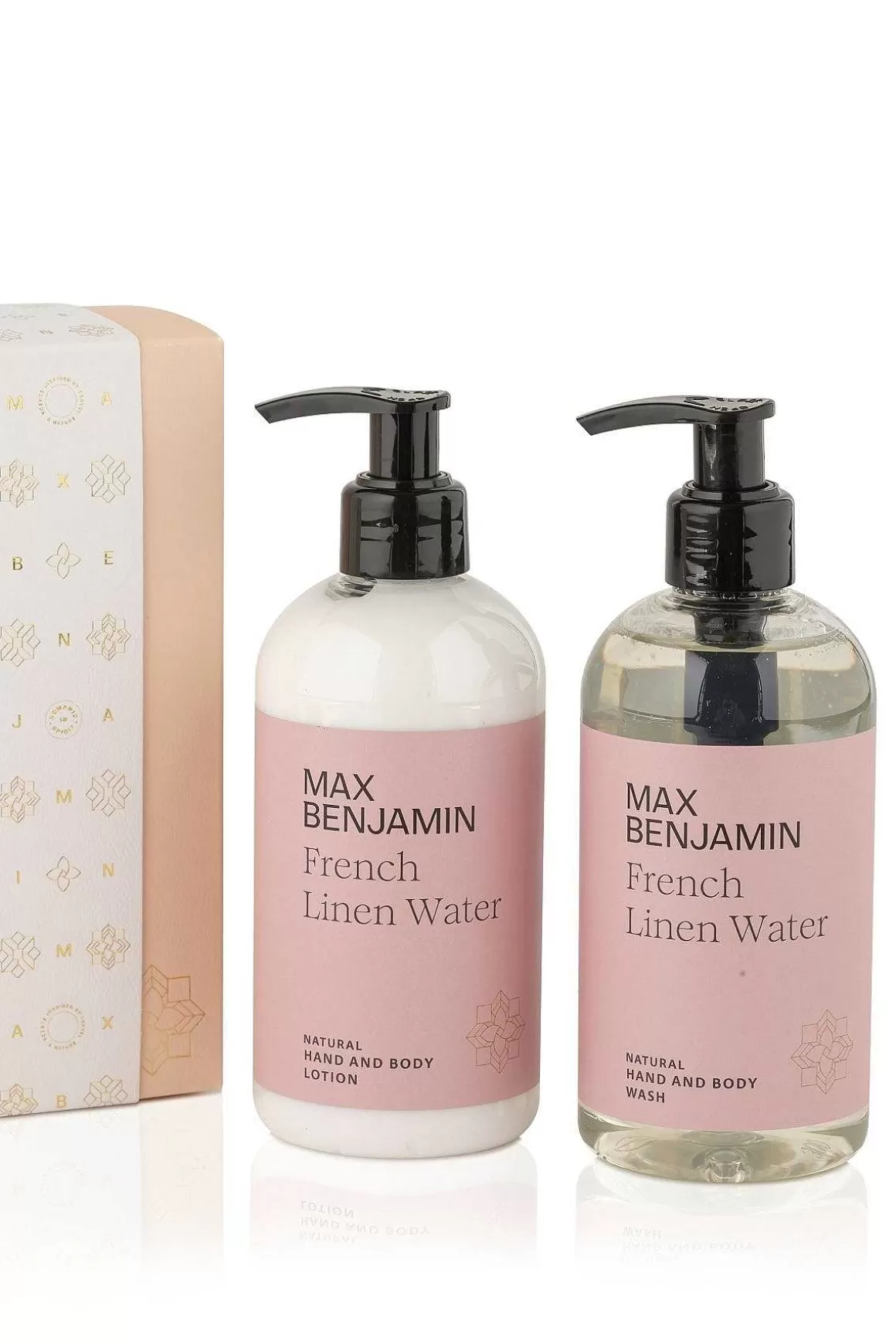 Max Benjamin French Linen Water Wash And Lotion Gift Set. Cheap