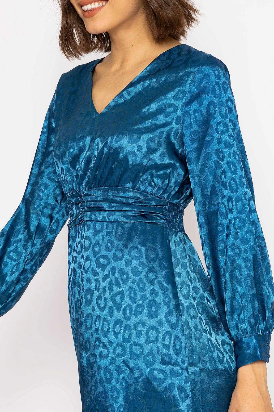 Rowen Avenue Gianna Dress In Teal Cheap