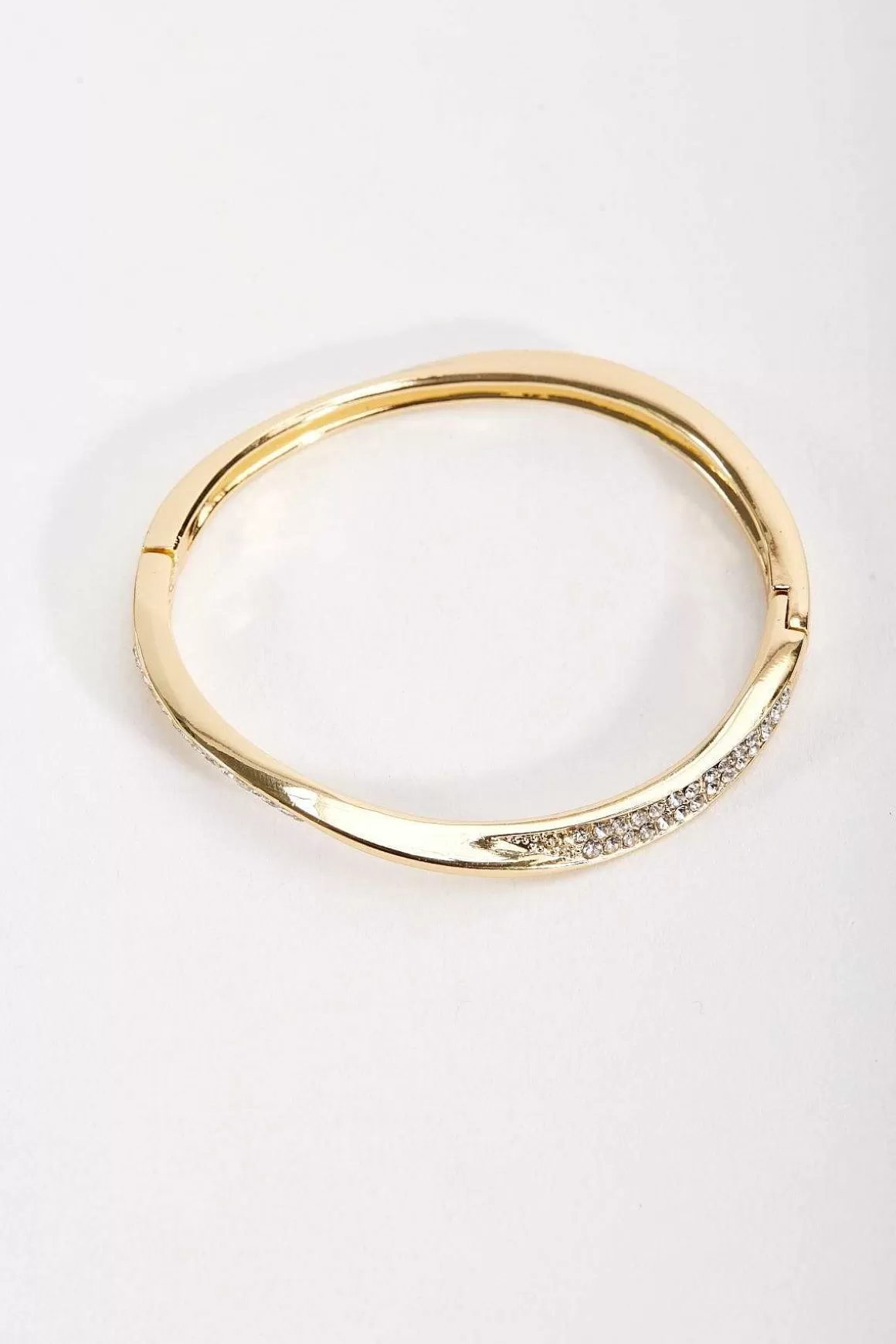 Joularie Gold Diamante Bangle Sale