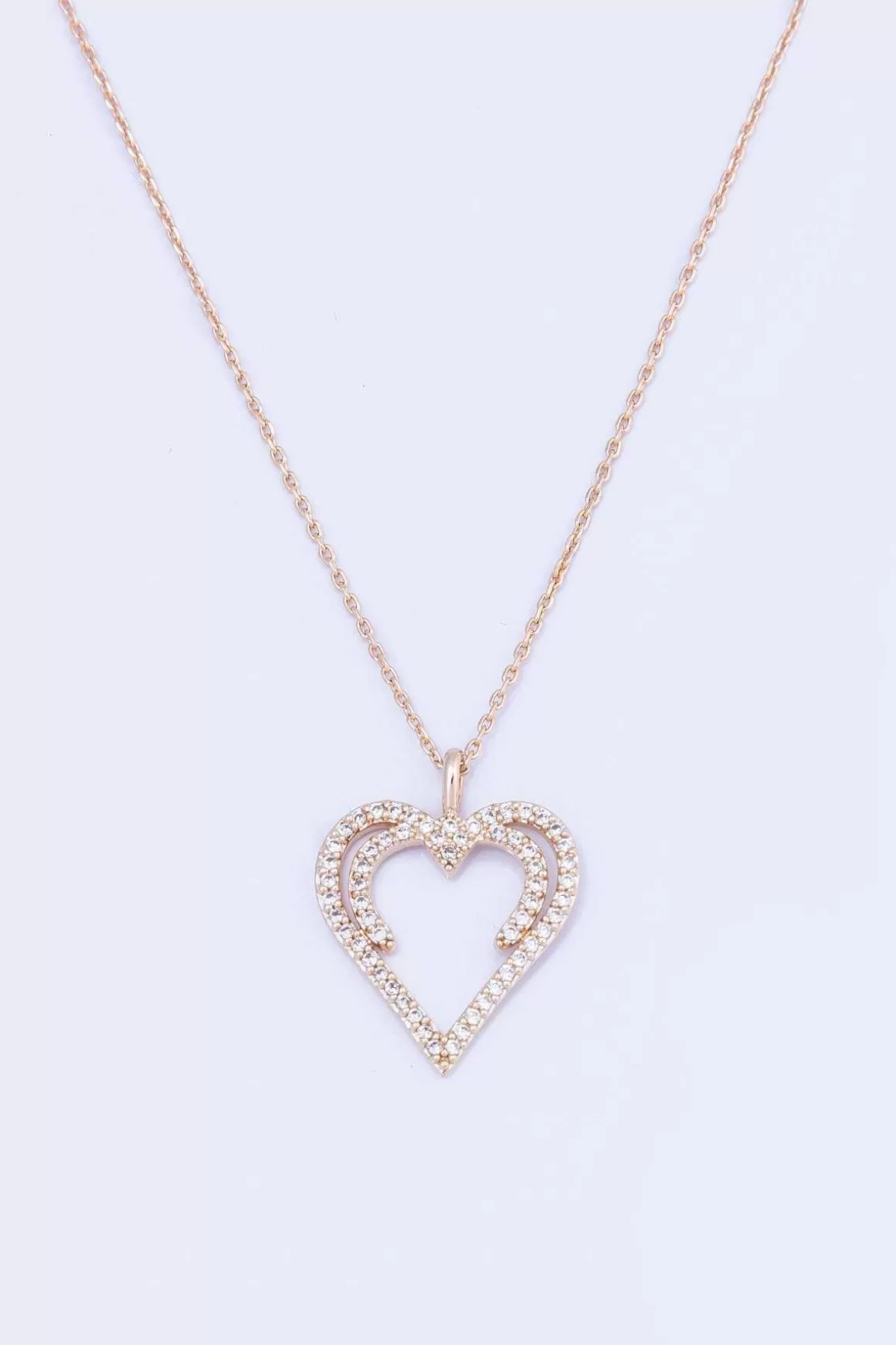 Knight & Day Gold Hidden Heart Necklace Cheap