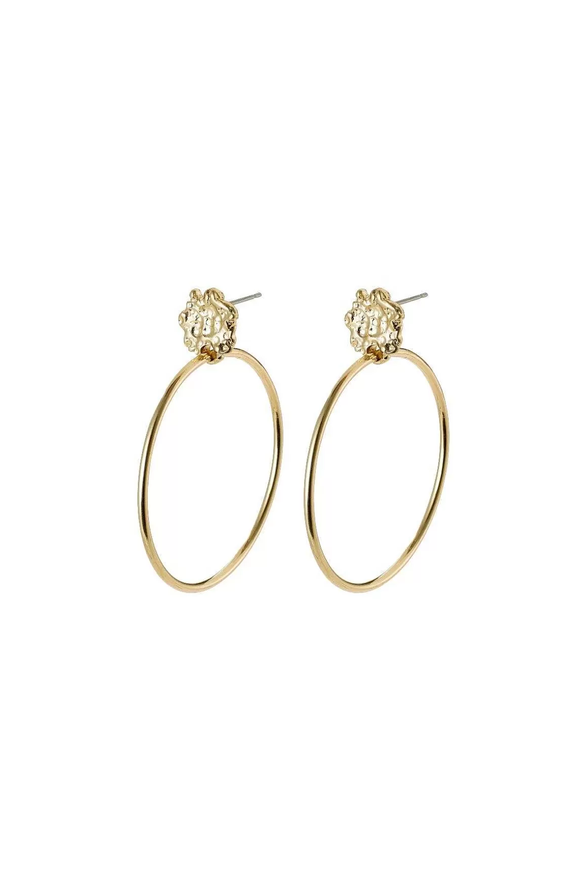 Pilgrim Gold Plated Hoop Earrings Hot