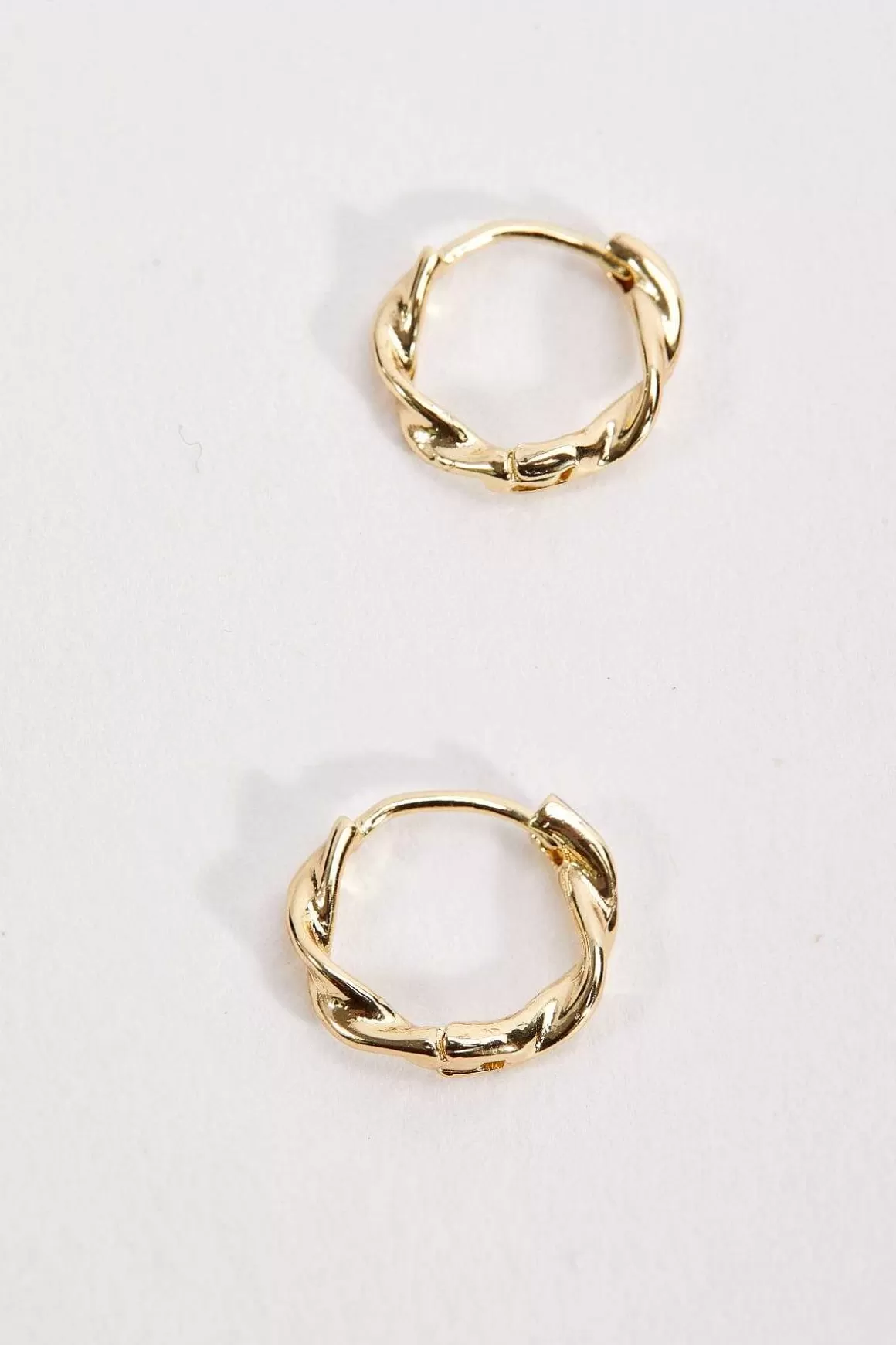 Soul Jewellery Gold Tone Twist Hoop Earrings Sale