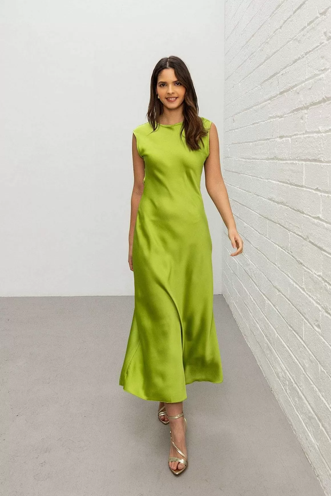 Pala D'oro Sport Green Vanessa Midi Dress Best Sale