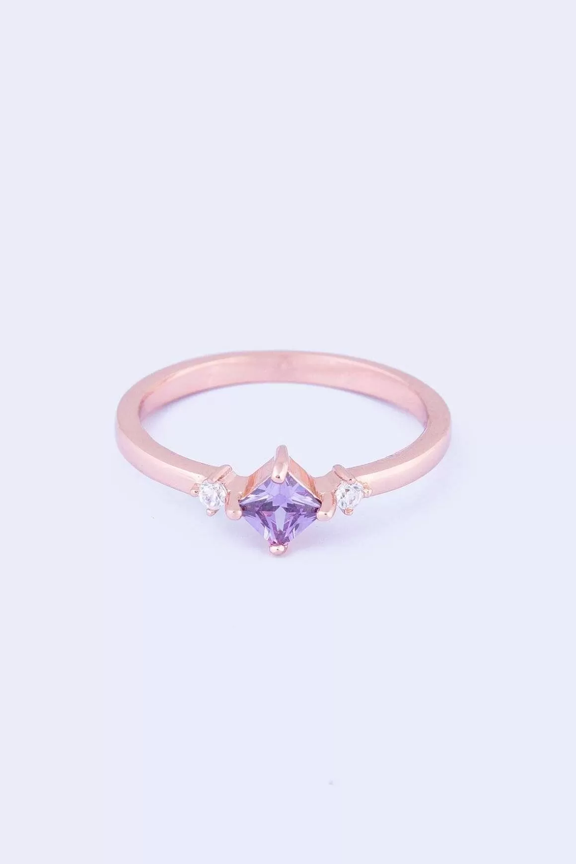 Knight & Day Hailey Amethyst Ring Size 7 Clearance