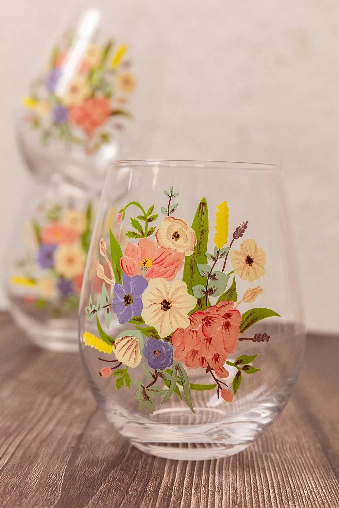 Heritage Stemless Wine Glass Set Of 4 Flash Sale