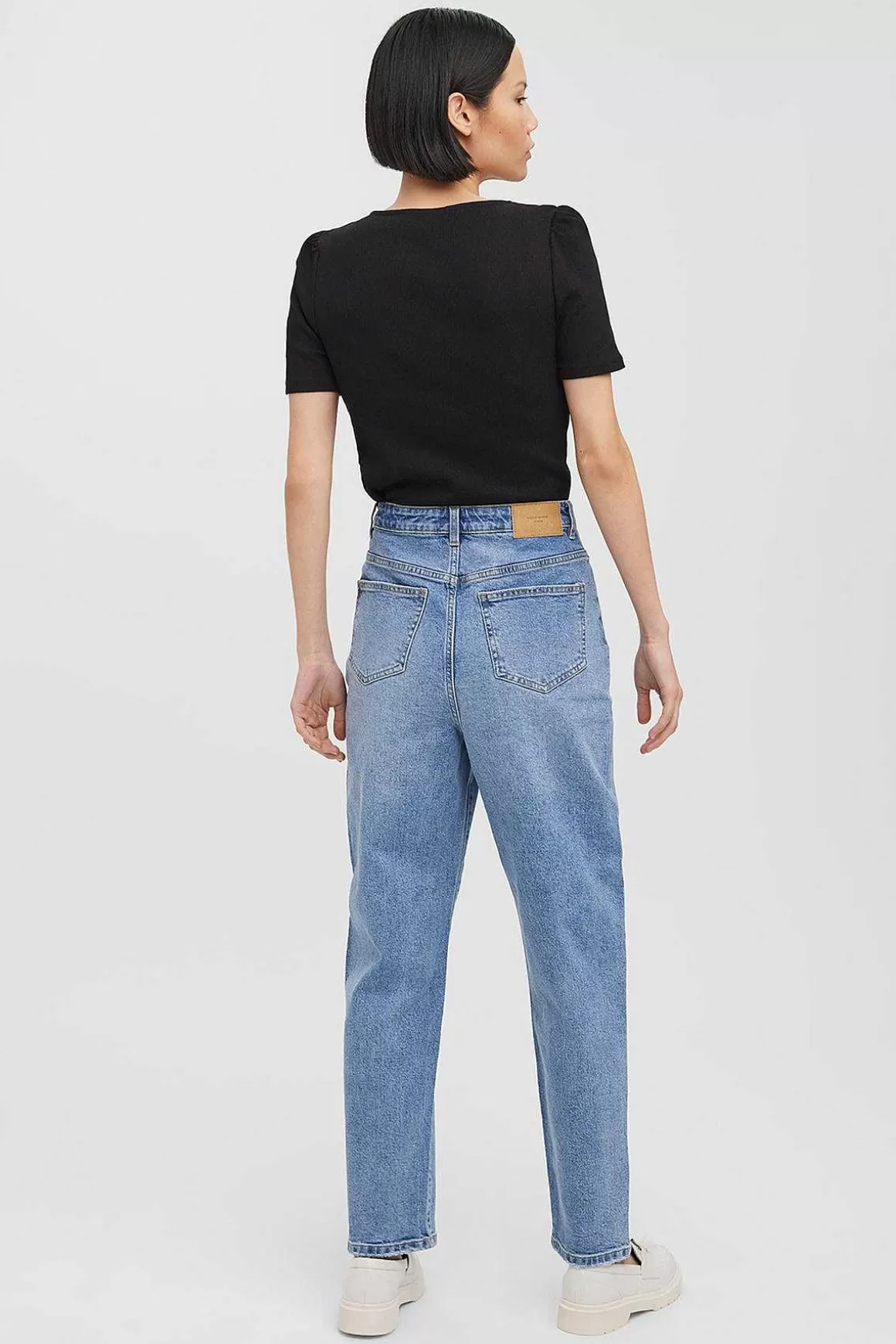 Vero Moda High Waist Mom Jeans In Denim 30\\ Store