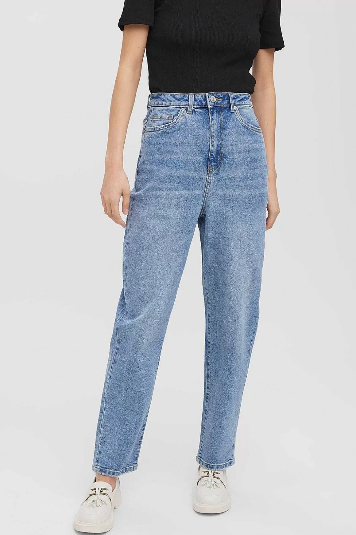 Vero Moda High Waist Mom Jeans In Denim 30\\ Store