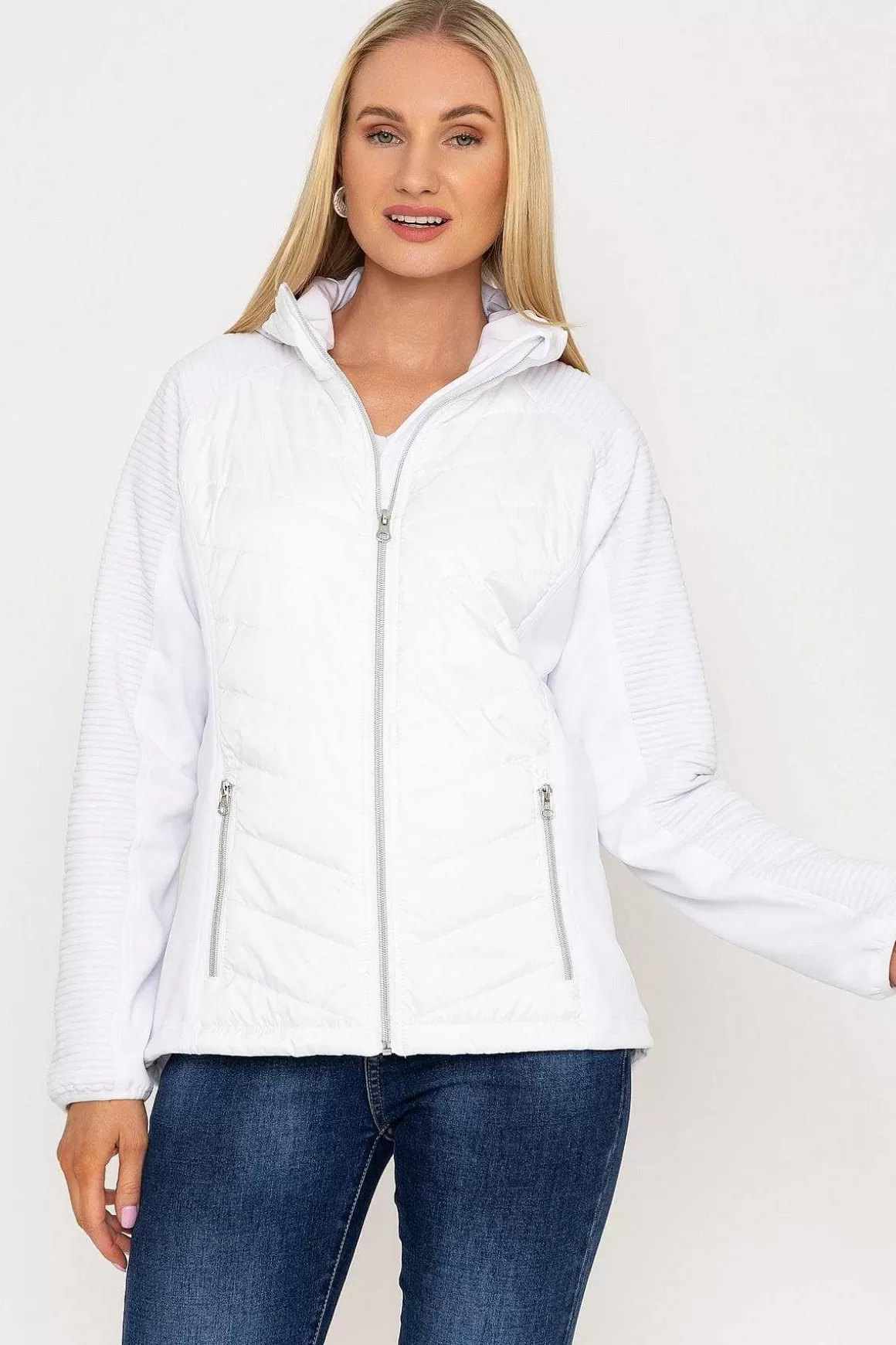 West Quay Hybrid Rib Jersey Jacket Outlet