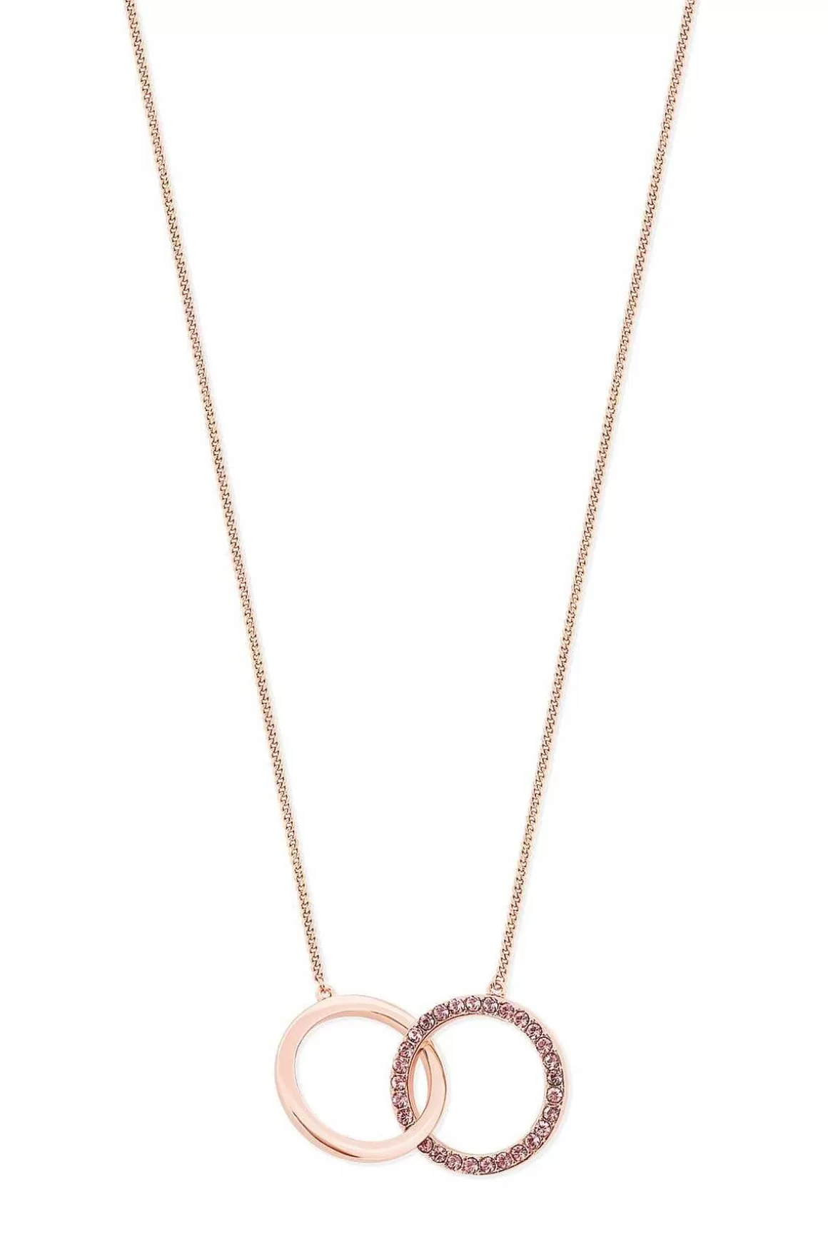 Tipperary Crystal Jewellery Infinity Rings Pendant In Rose Gold Best