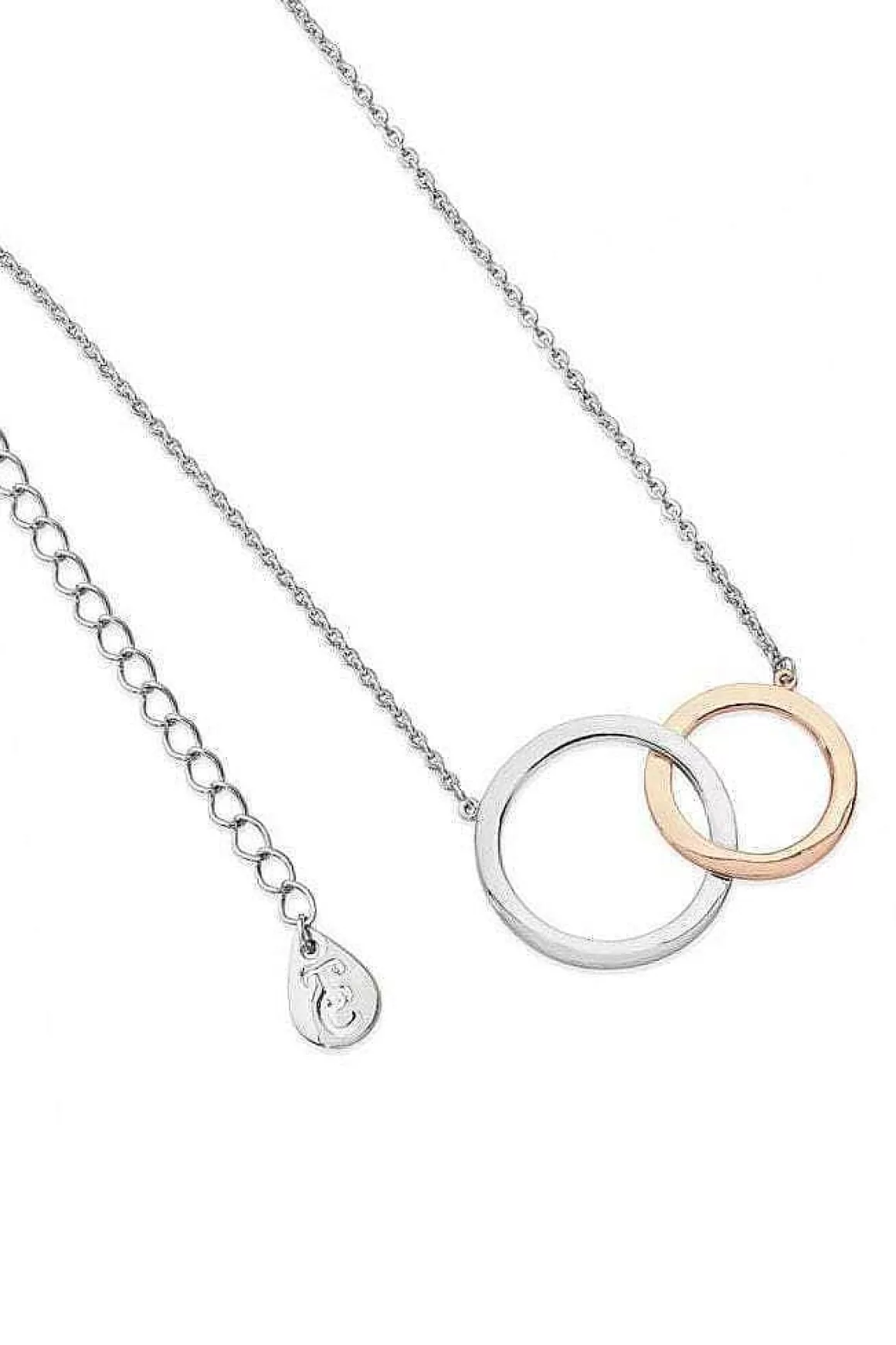 Tipperary Crystal Jewellery Interlocking Circles Pendant In Silver Cheap