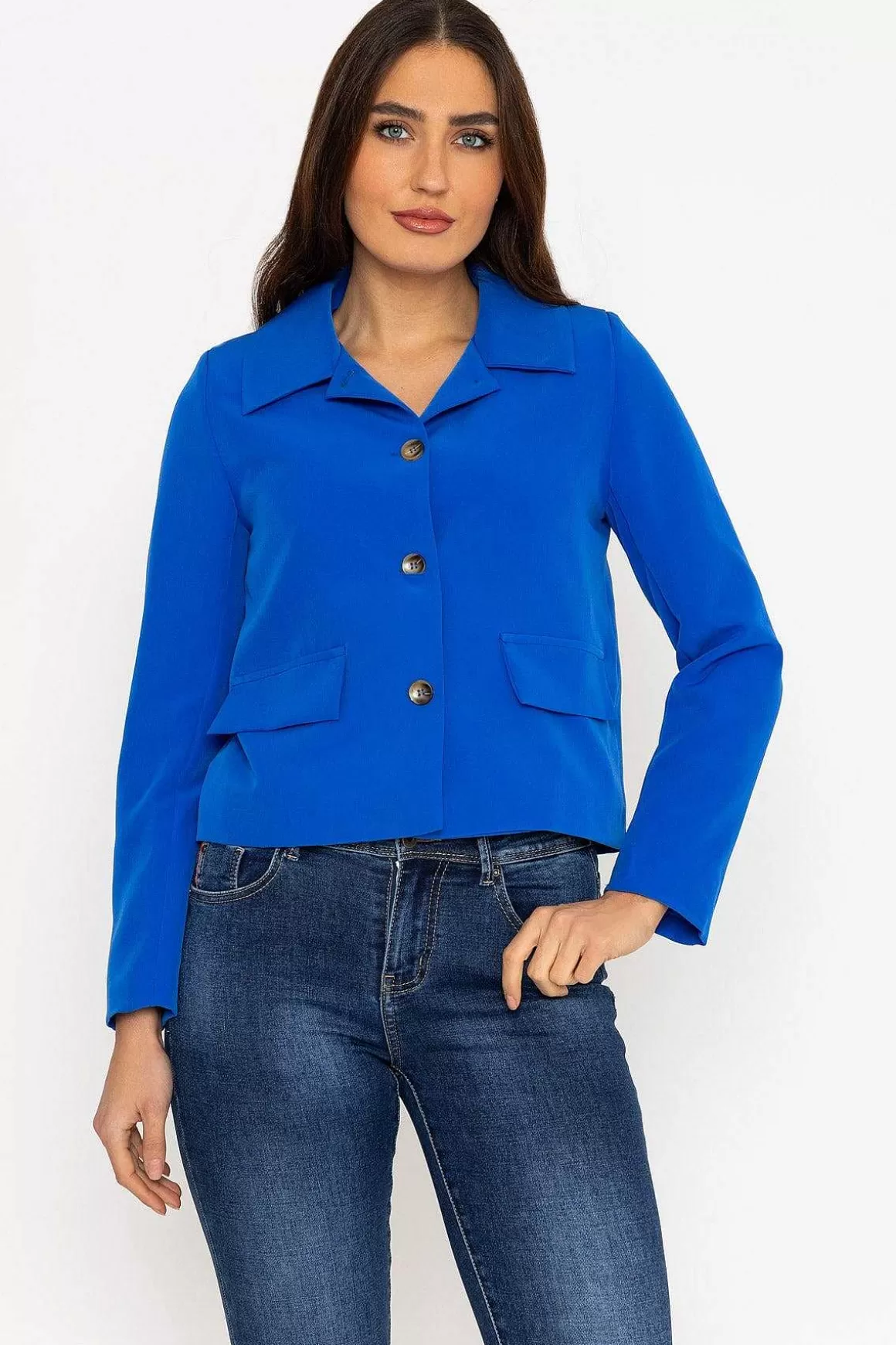 Pala D'oro Jackie Jacket In Blue Discount