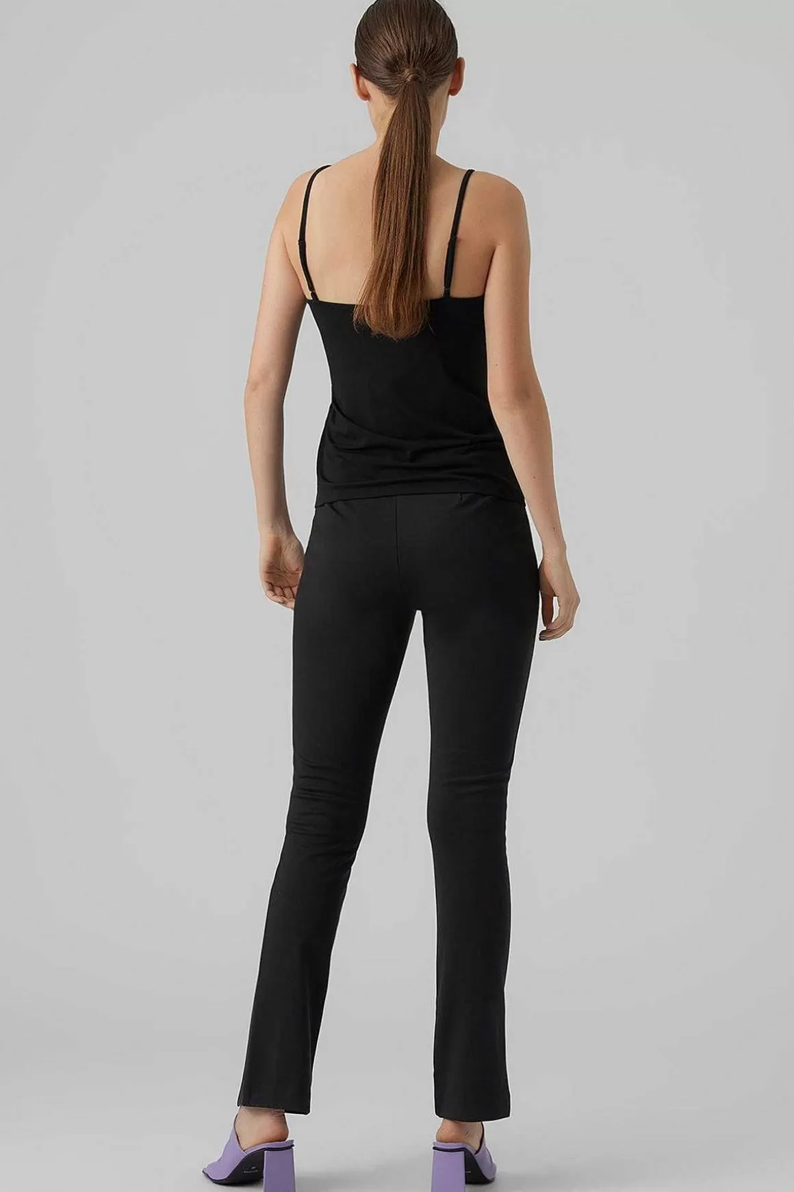 Vero Moda Jade Milla Singlet Top In Black Flash Sale