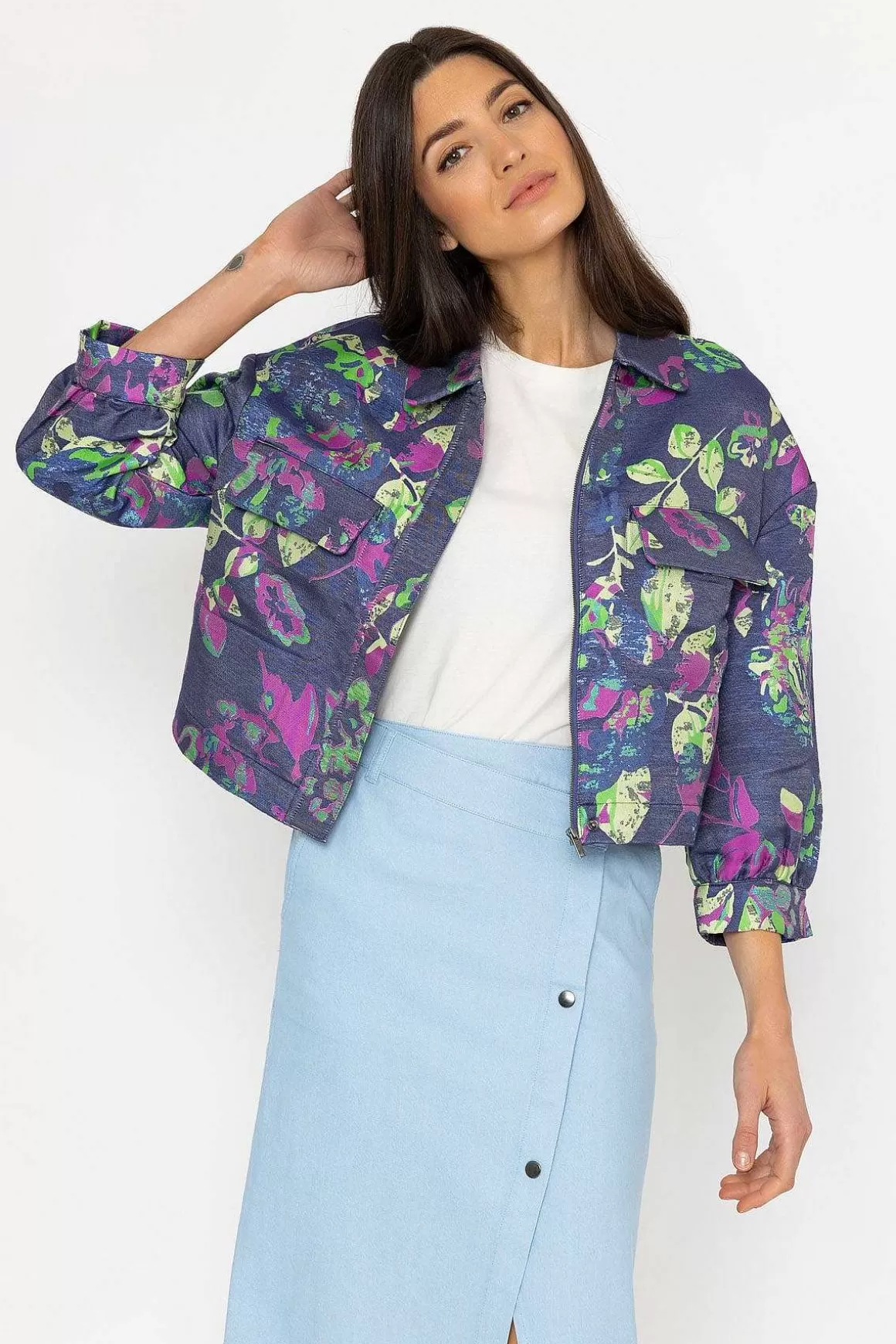 Cks Fashion Jaira Cropped Jacket Best Sale