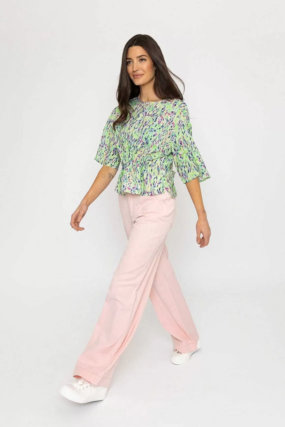 Cks Fashion Jake Wide Leg Jeans In Pink Best