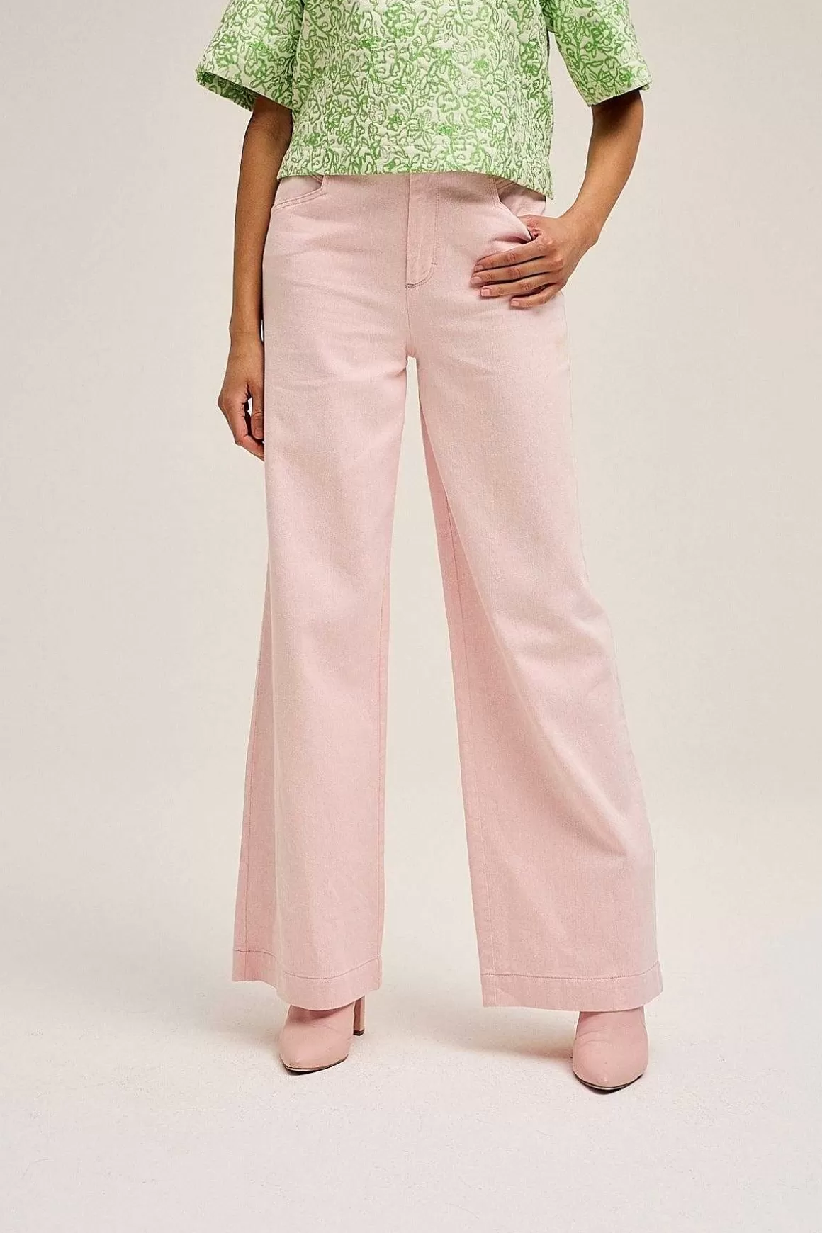 Cks Fashion Jake Wide Leg Jeans In Pink Best