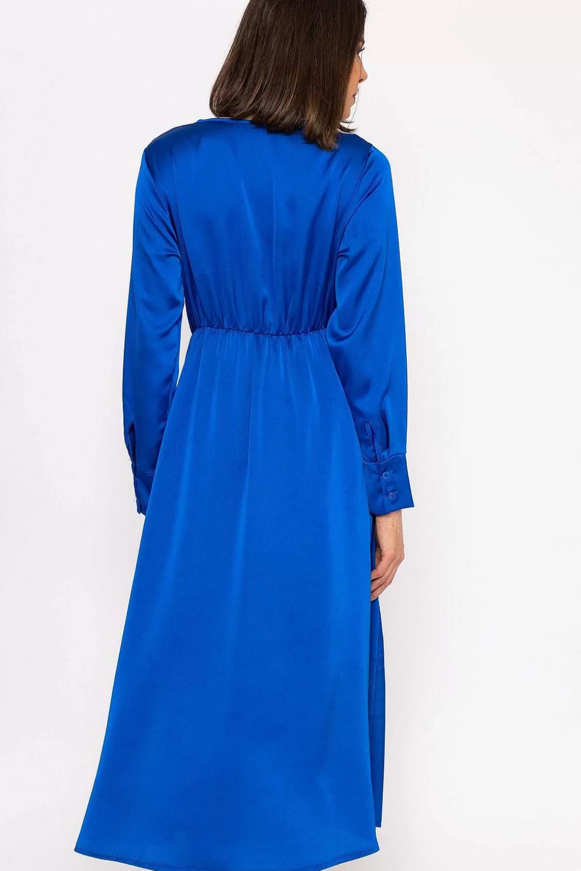 Pala D'oro Jayne Blue Midi Dress Clearance