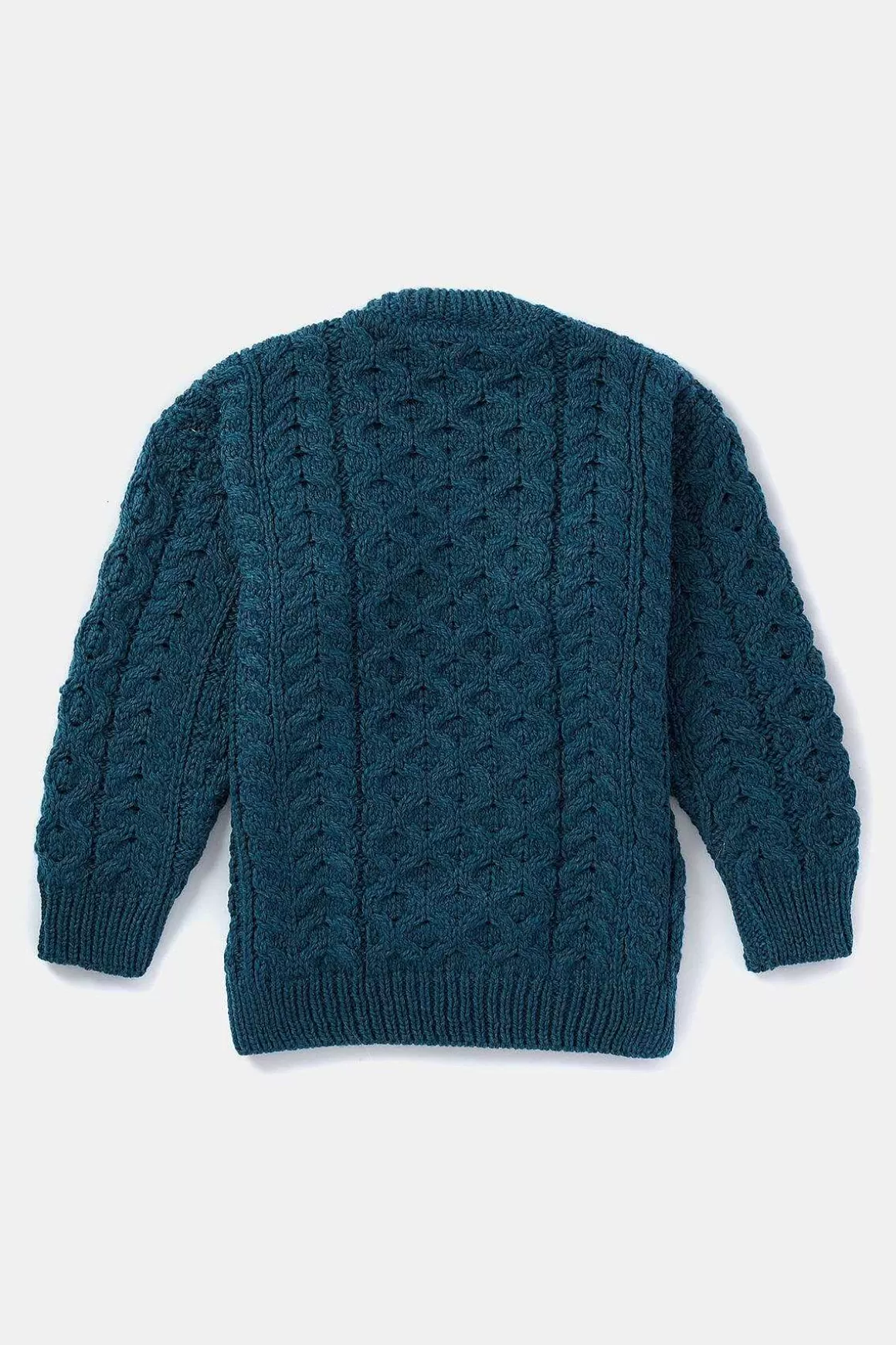 Aran Woollen Mills Kids Aran Jumper In Blue Best Sale