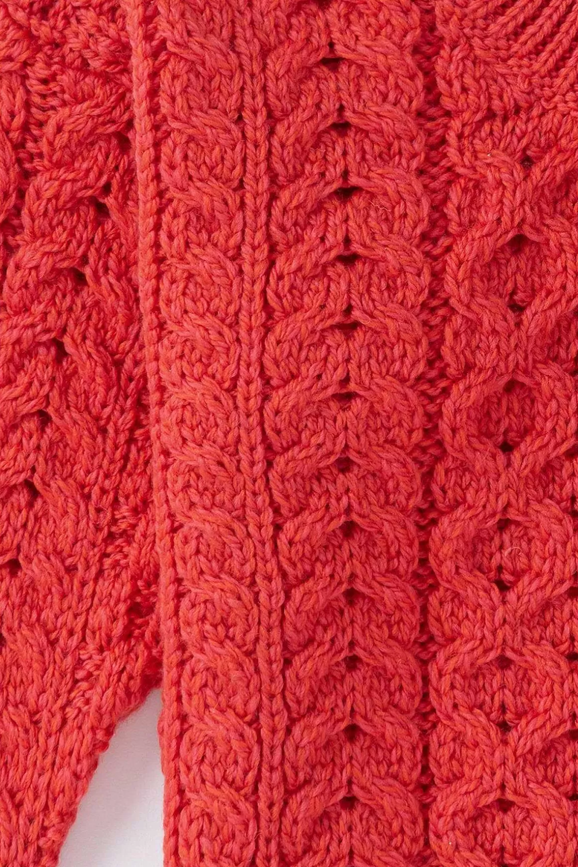 Aran Woollen Mills Kids Aran Jumper In Red Store