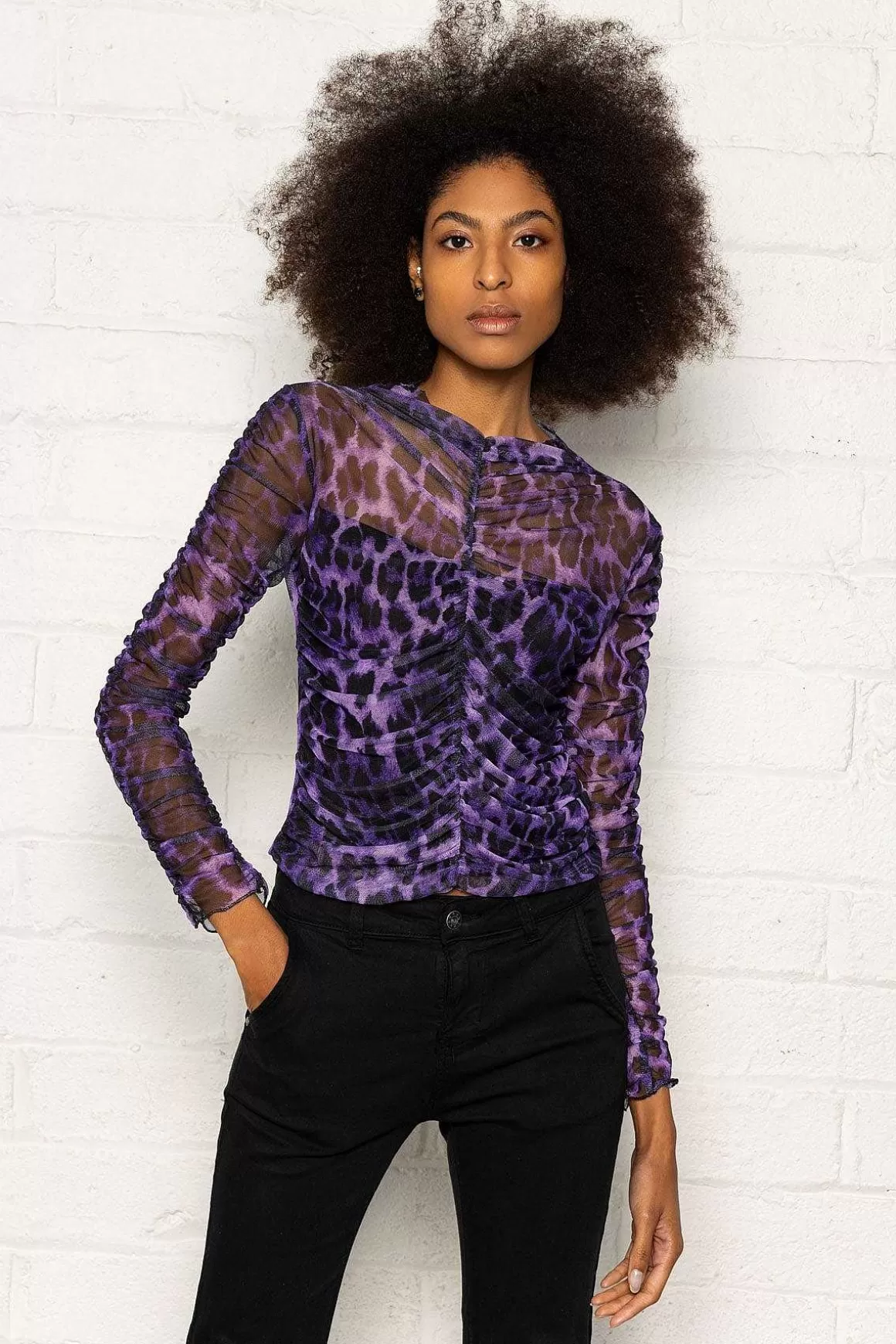 Pala D'oro Sport Kimora Top In Purple Best