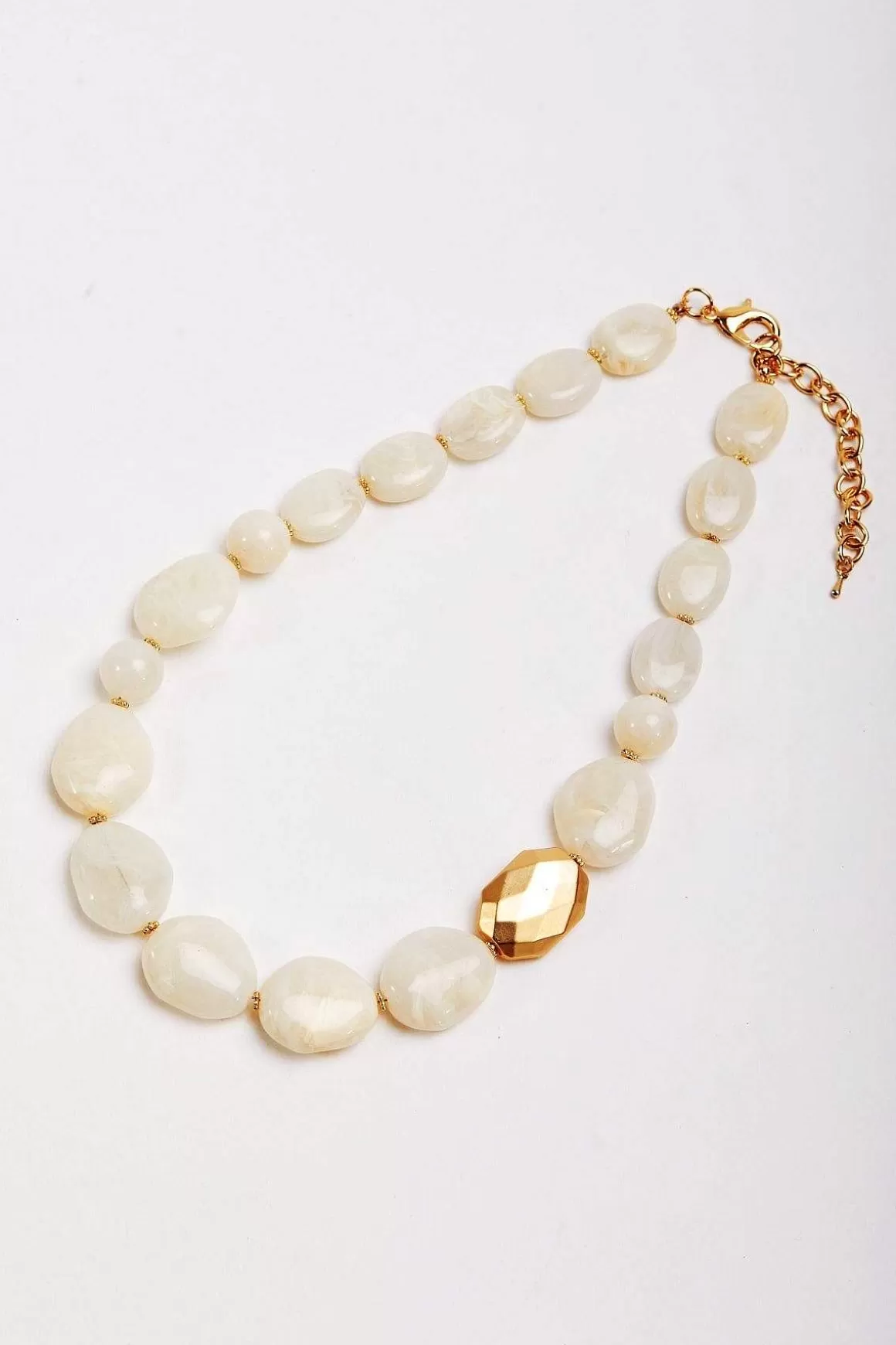 Soul Jewellery Large Beaded White Necklace Sale