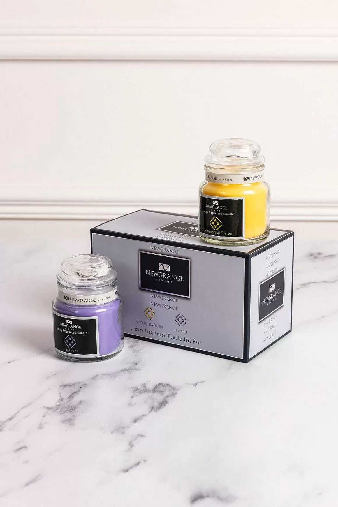 Newgrange Living Lavender & Lemongrass Gift Boxed Candle Set Outlet