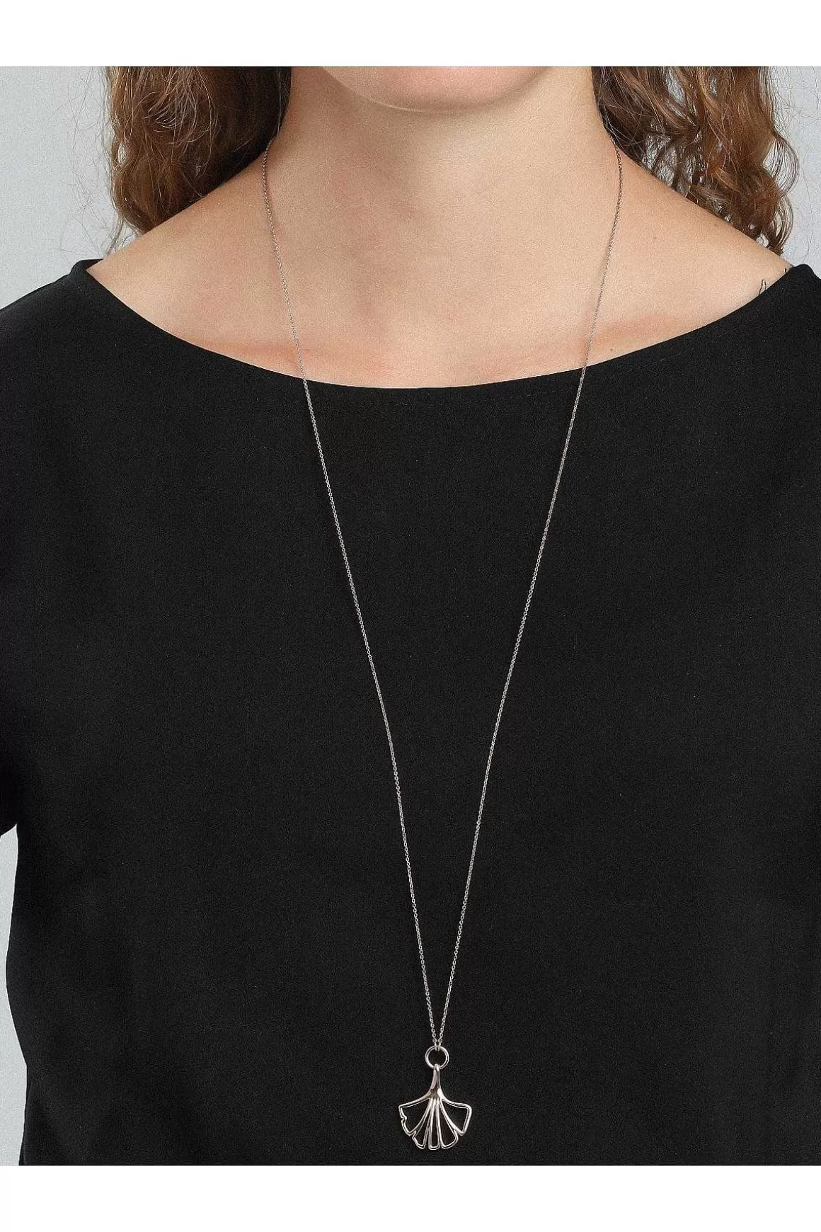 Pilgrim Leaf Necklace In Rose Gold Sale