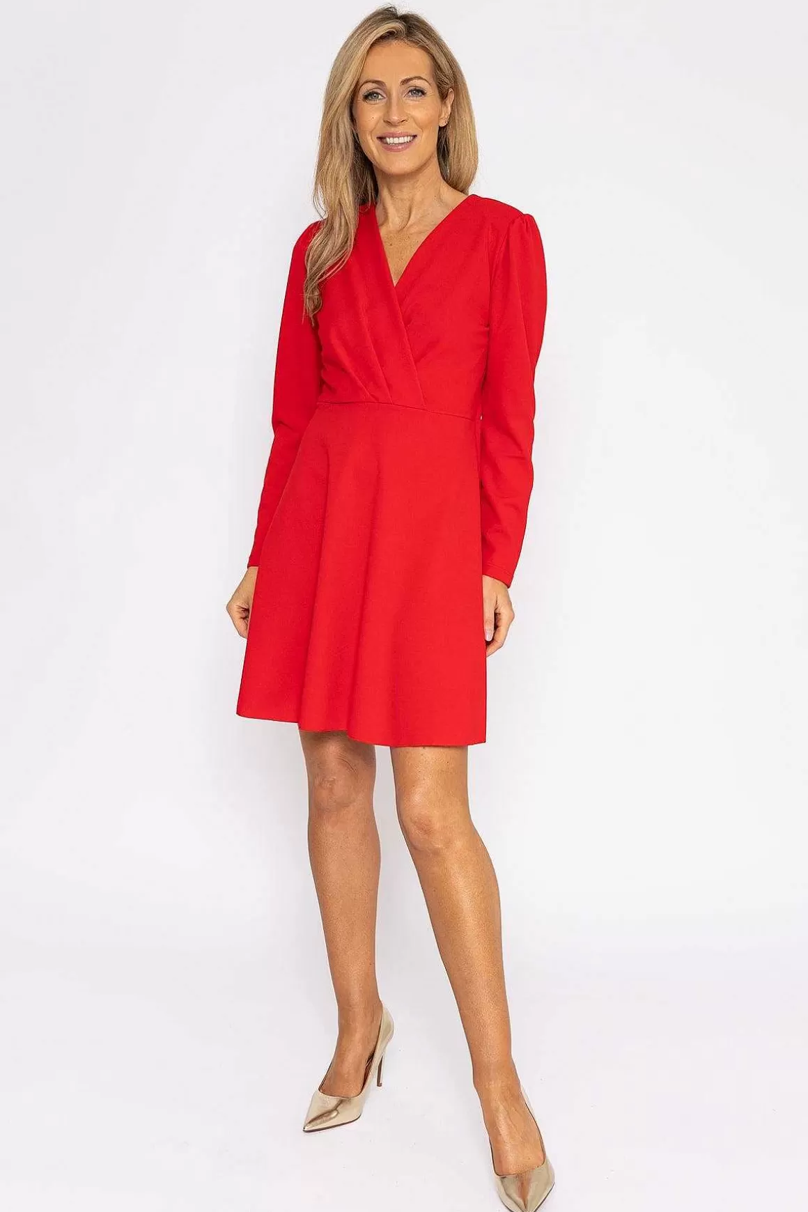 Pala D'oro Lucinda Mini Dress In Red Flash Sale