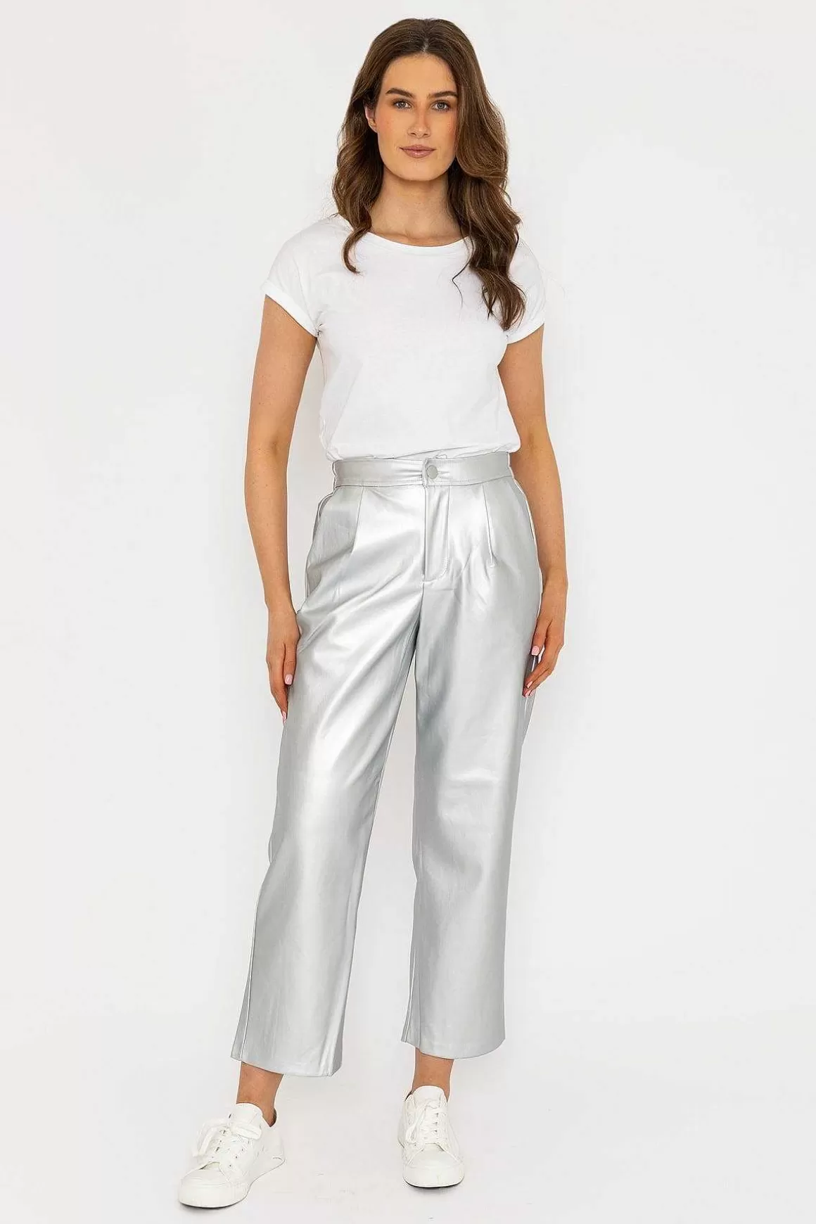 Oraije Metallic Trousers Store