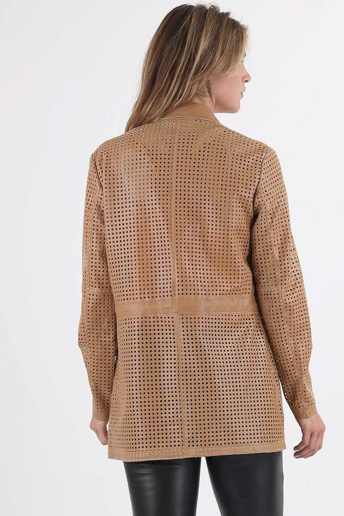 Rino & Pelle Mexi Jacket In Nut Flash Sale