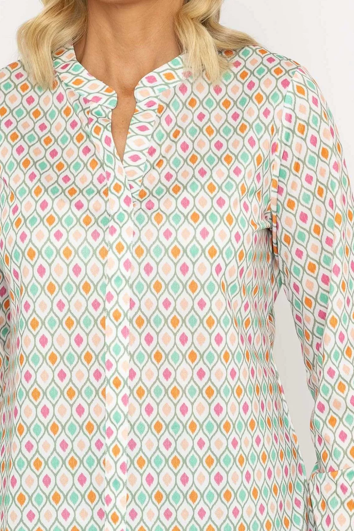 Voulez Vous Multicolored Printed Jersey Top Sale