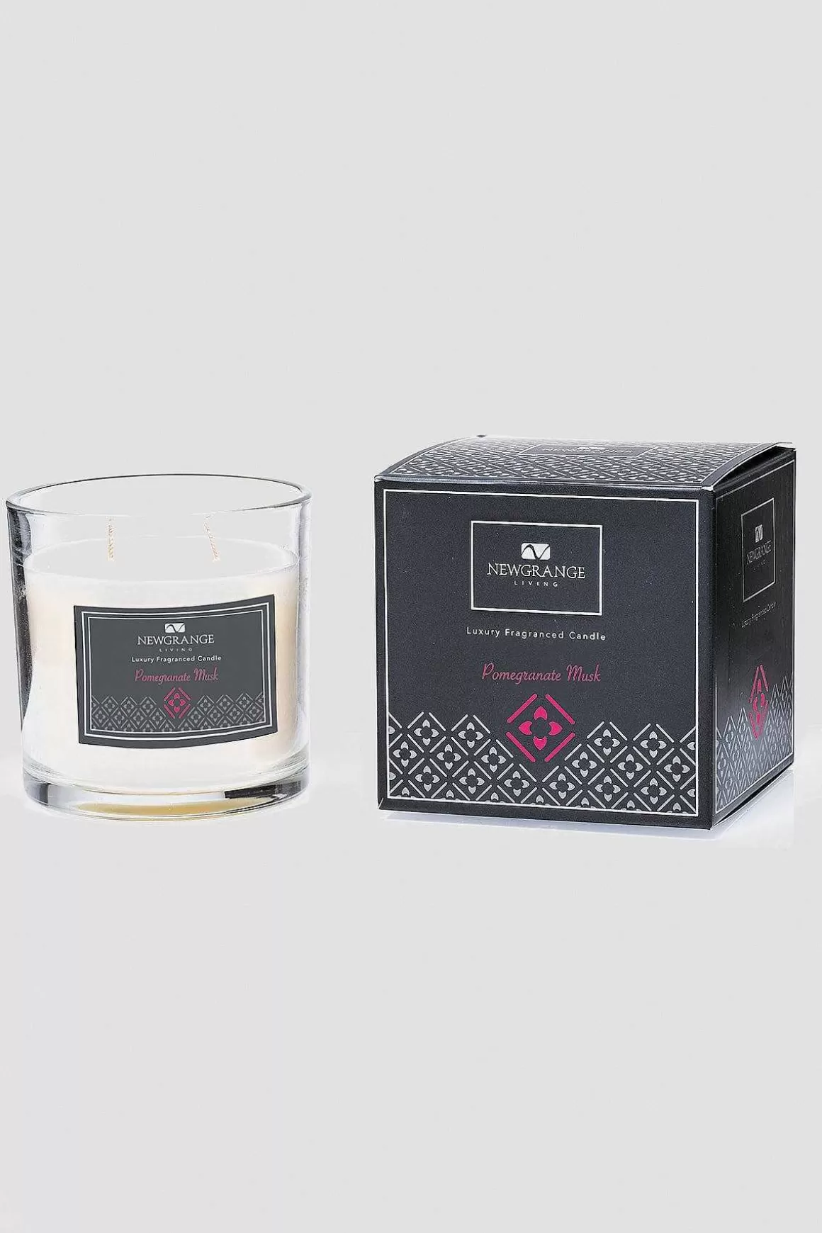 Newgrange Living Musk Fusion 2 Wick Candle Hot