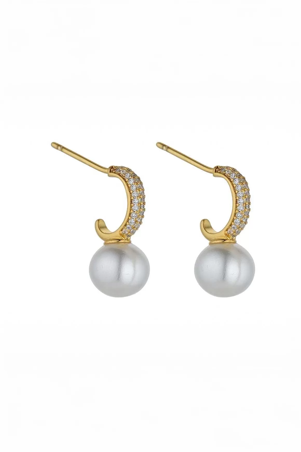 Knight & Day Nalani Gold Pearl Earrings Online