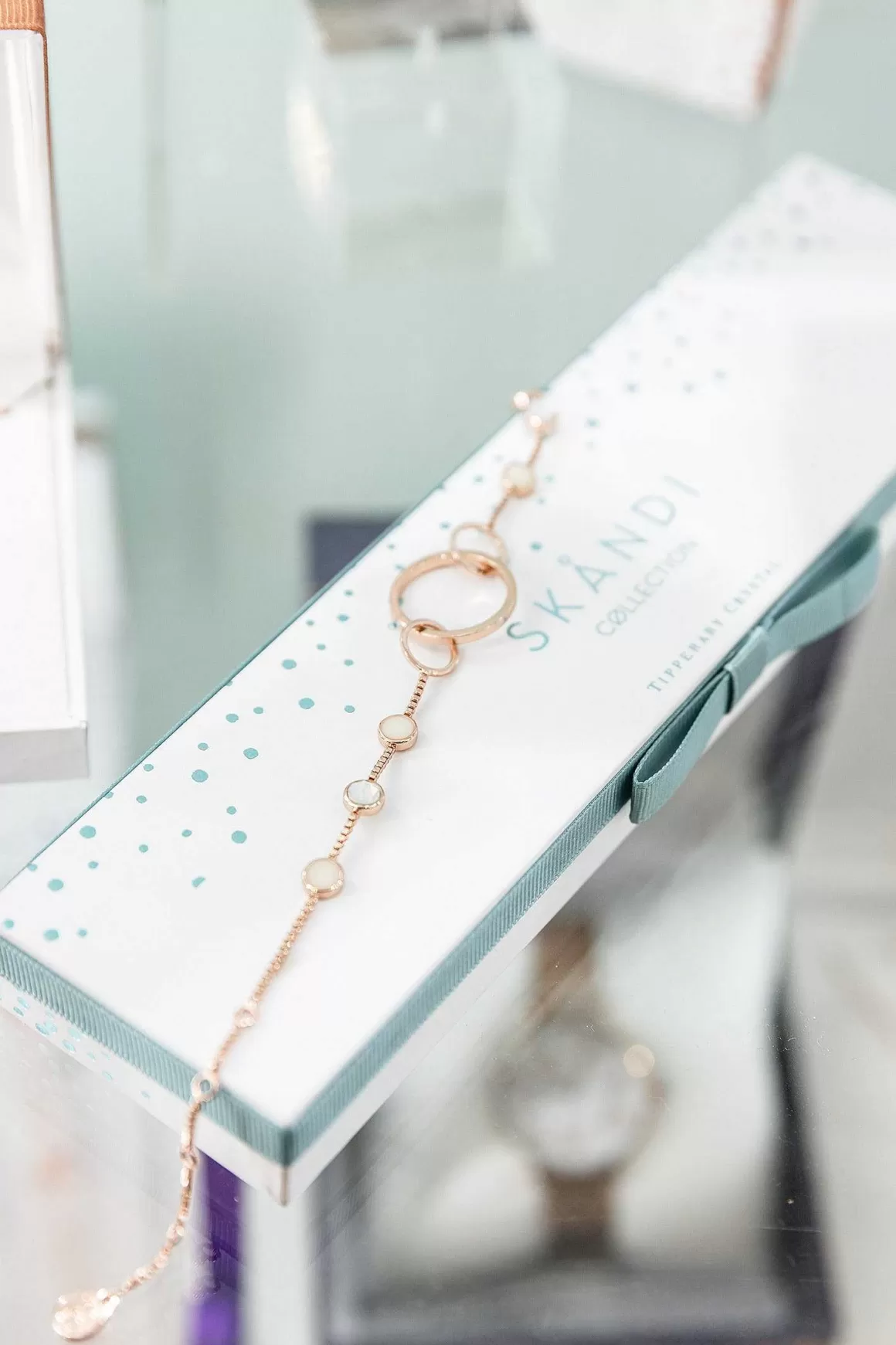 Tipperary Crystal Jewellery Open Hoop Bracelet In Rose Gold Shop